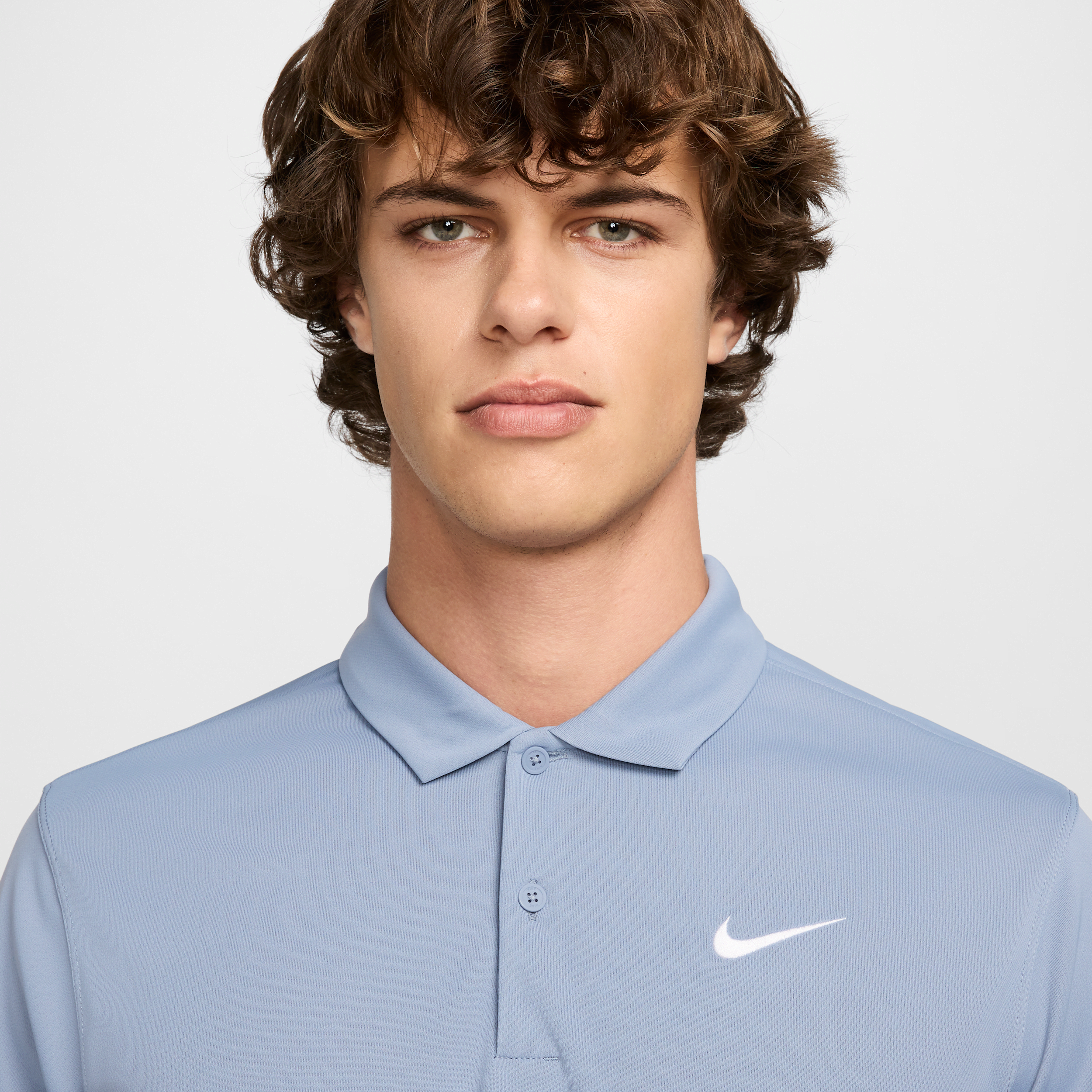 Polo de tennis NikeCourt Dri-FIT pour Homme - Bleu