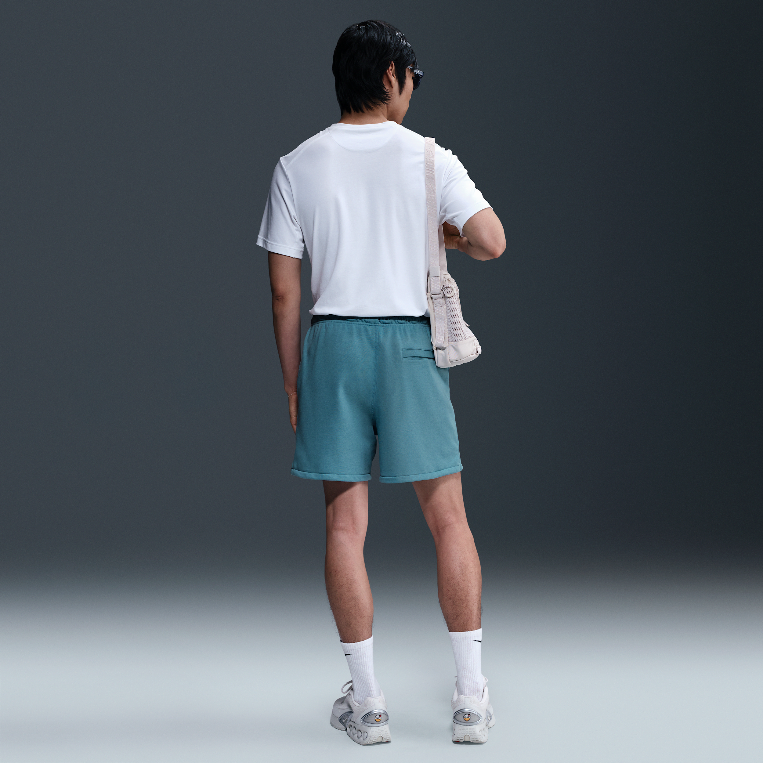 Short en molleton Flow Nike Club pour homme - Bleu