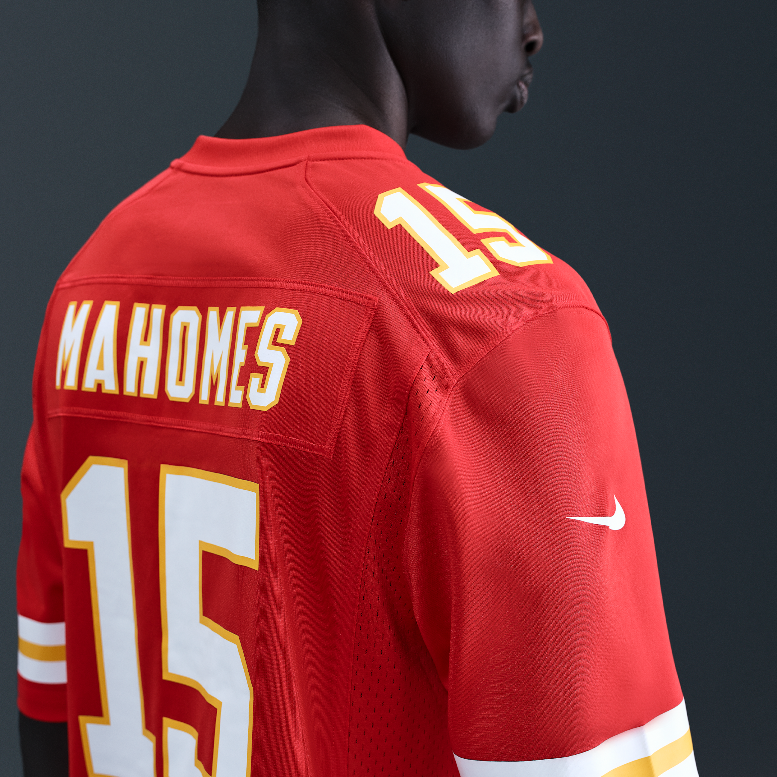 Thumbnail - NFL Kansas City Chiefs (Patrick Mahomes) American-Football-Spieltrikot für Herren - Rot