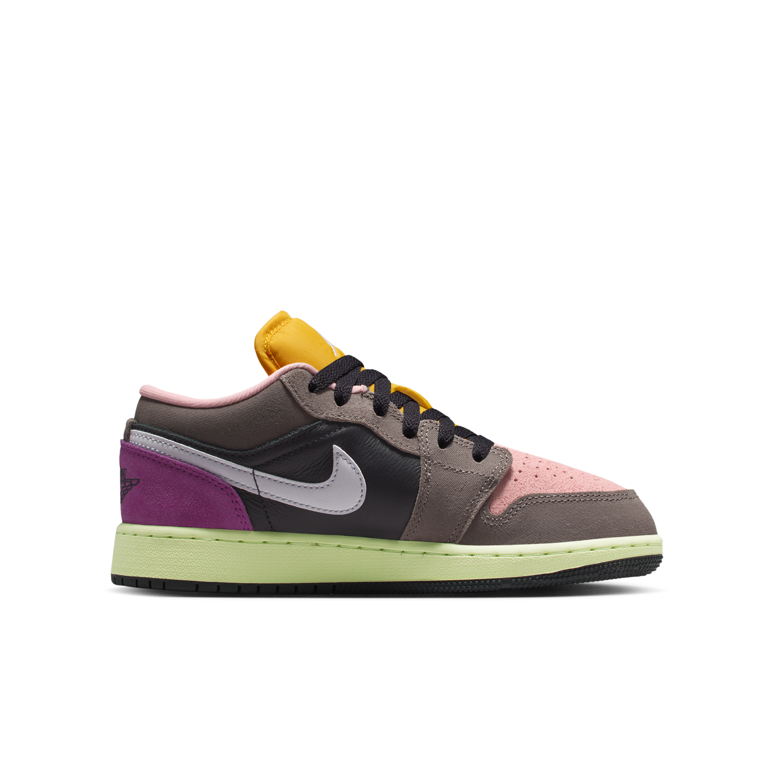Thumbnail - Air Jordan 1 Low SE Schuh (ältere Kinder) - Grau