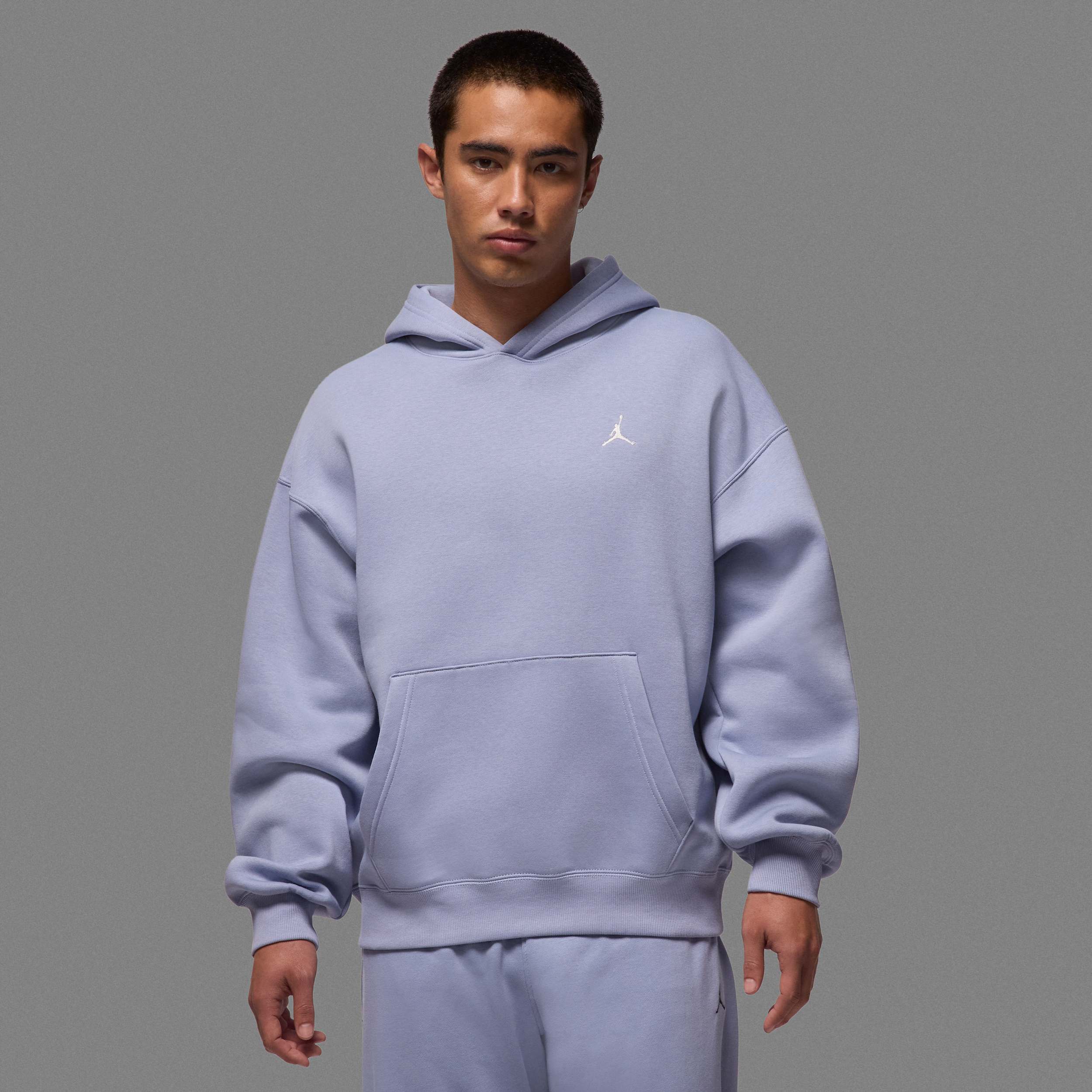 Sweat à capuche oversize Jordan Brooklyn Fleece pour homme - Pourpre