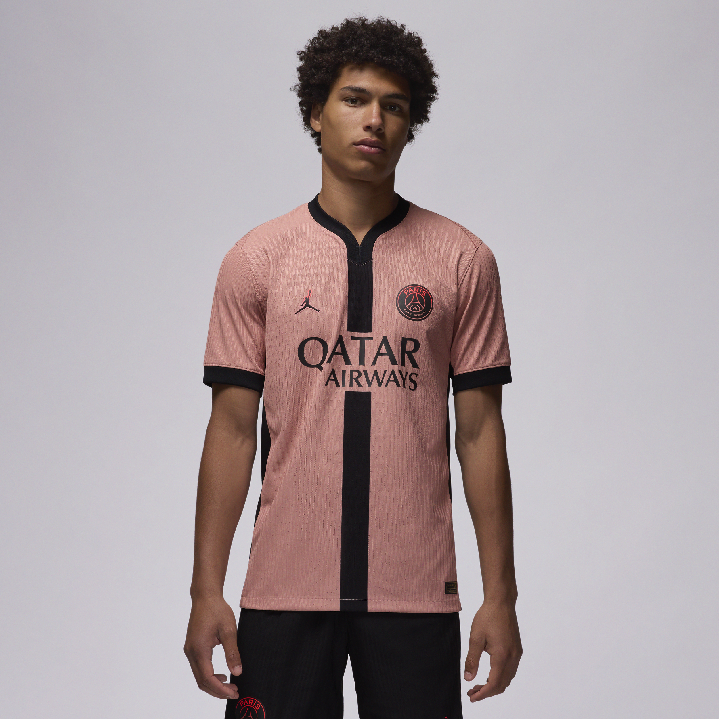 3e maillot de foot authentique Jordan Dri-FIT ADV Paris Saint-Germain 2023/24 Match pour homme - Rose