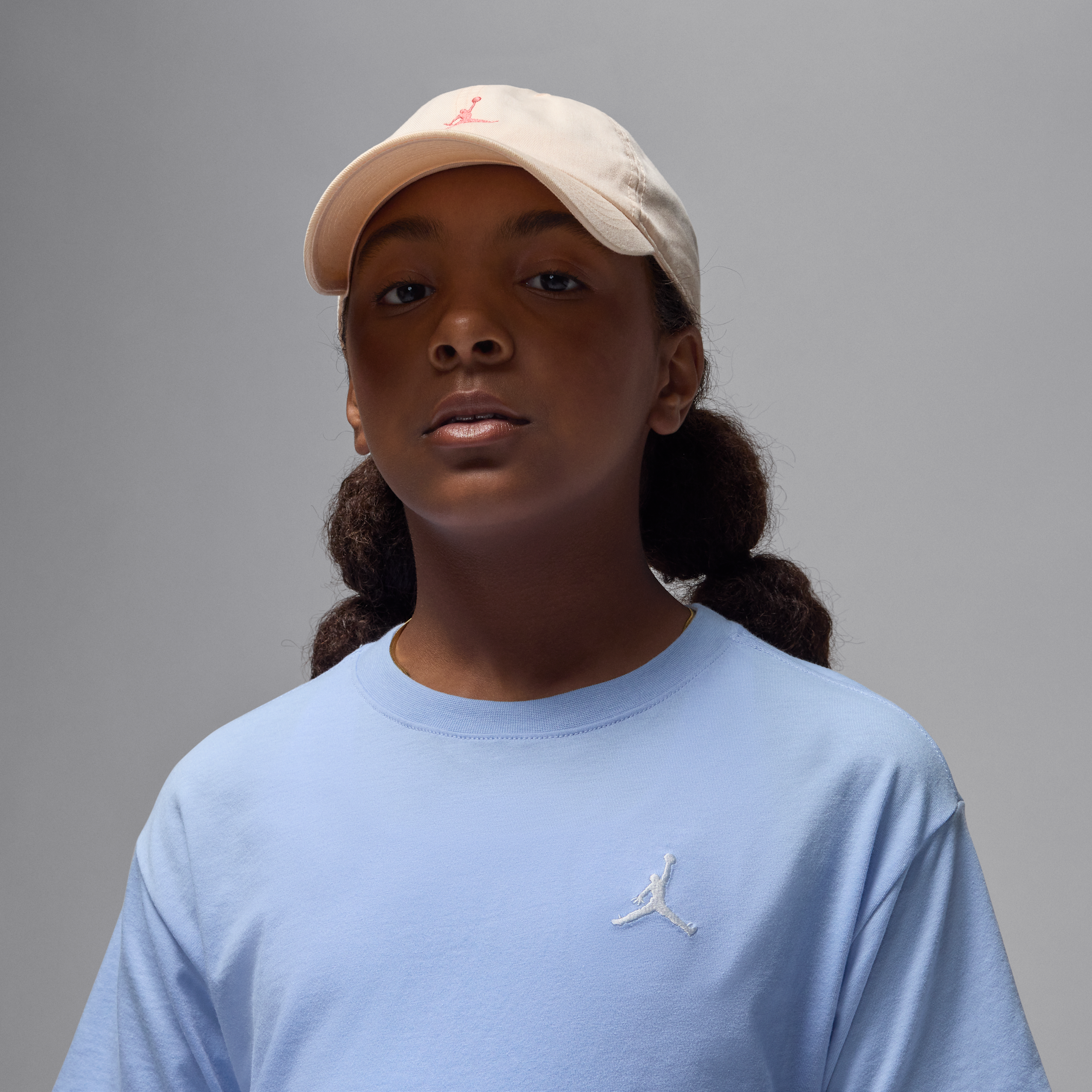 Thumbnail - Jordan Brooklyn Essentials T-Shirt (ältere Kinder) - Blau