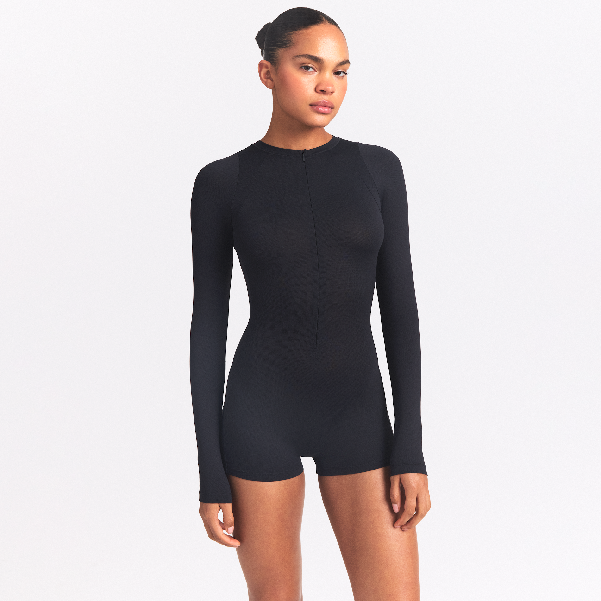 Thumbnail - NikeSKIMS Airy einteiliges Longsleeve (Damen) - Schwarz