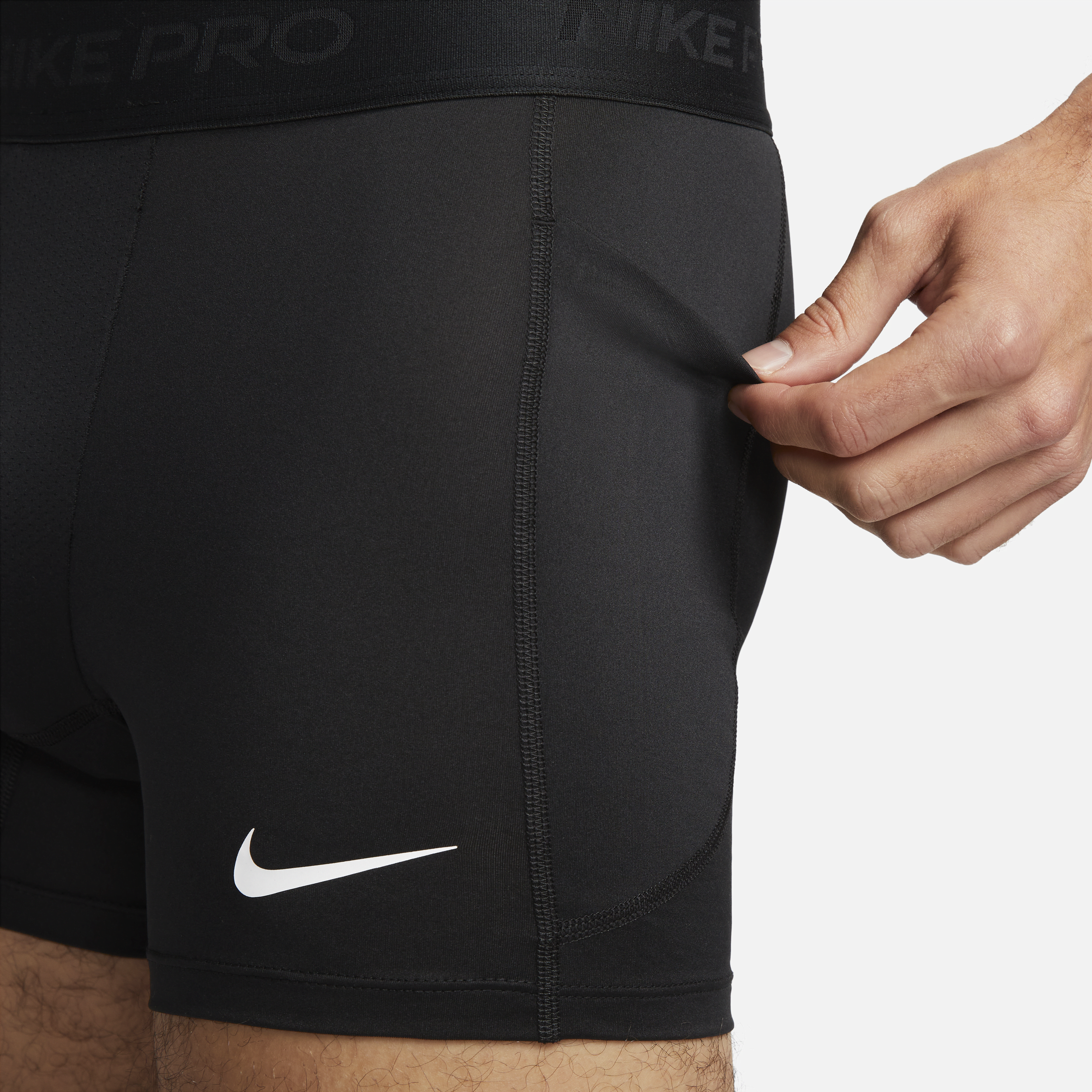 Short avec sous-short intégré Dri-FIT Nike Pro pour homme - Noir