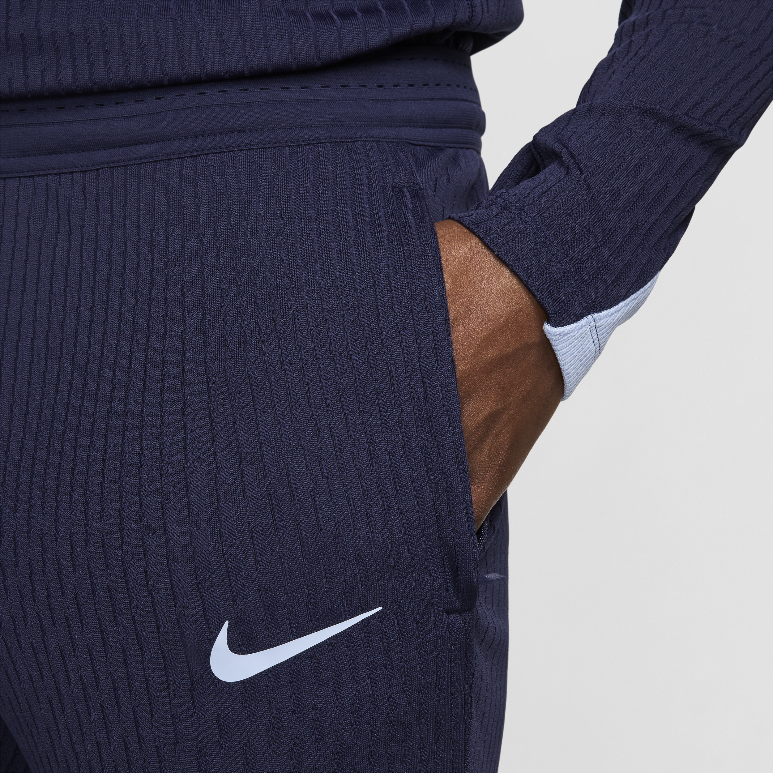 Nike FFF Strike Elite Dri-FIT ADV knit voetbalbroek voor heren Blauw