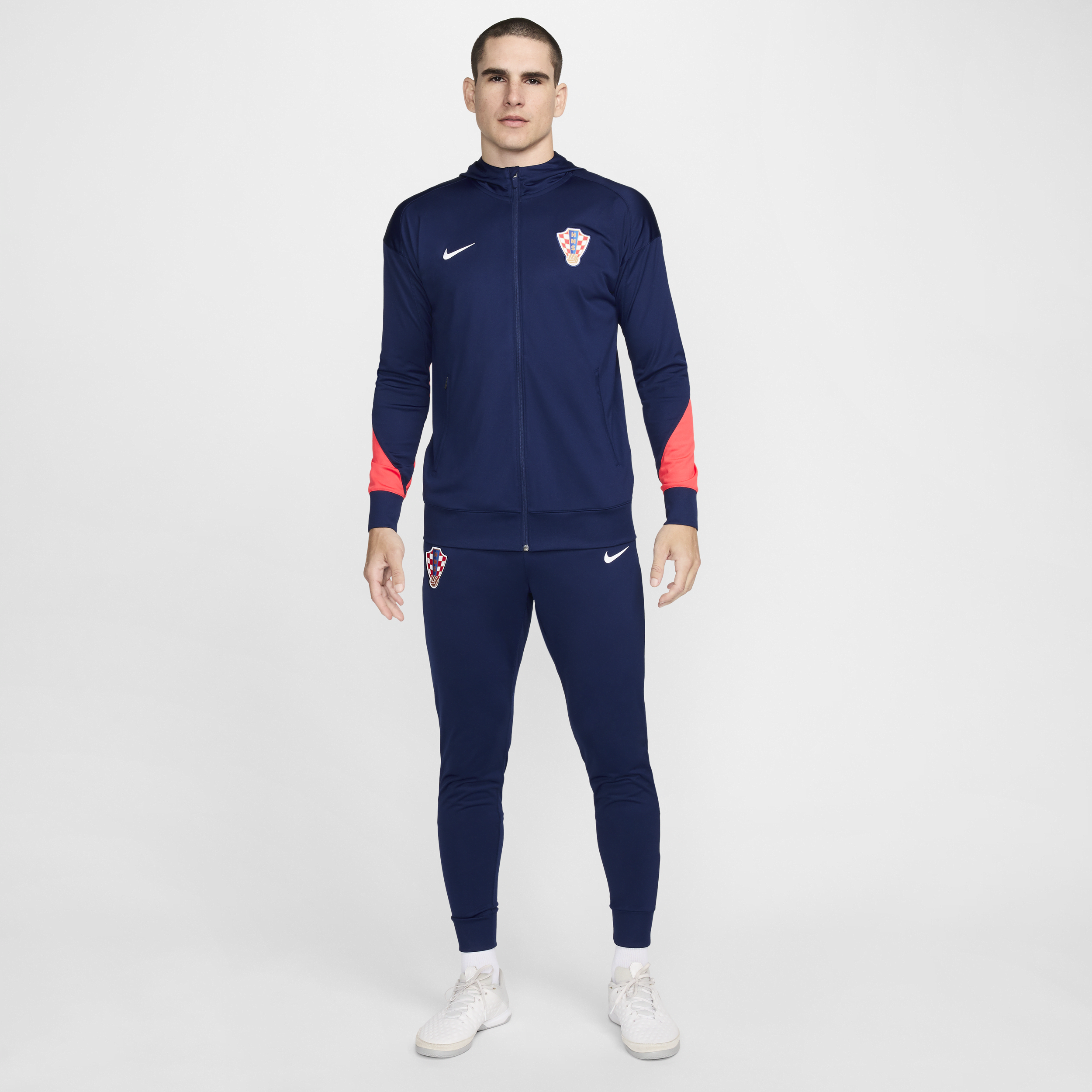 Survêtement de foot à capuche Nike Dri-FIT Croatie Strike pour homme - Bleu