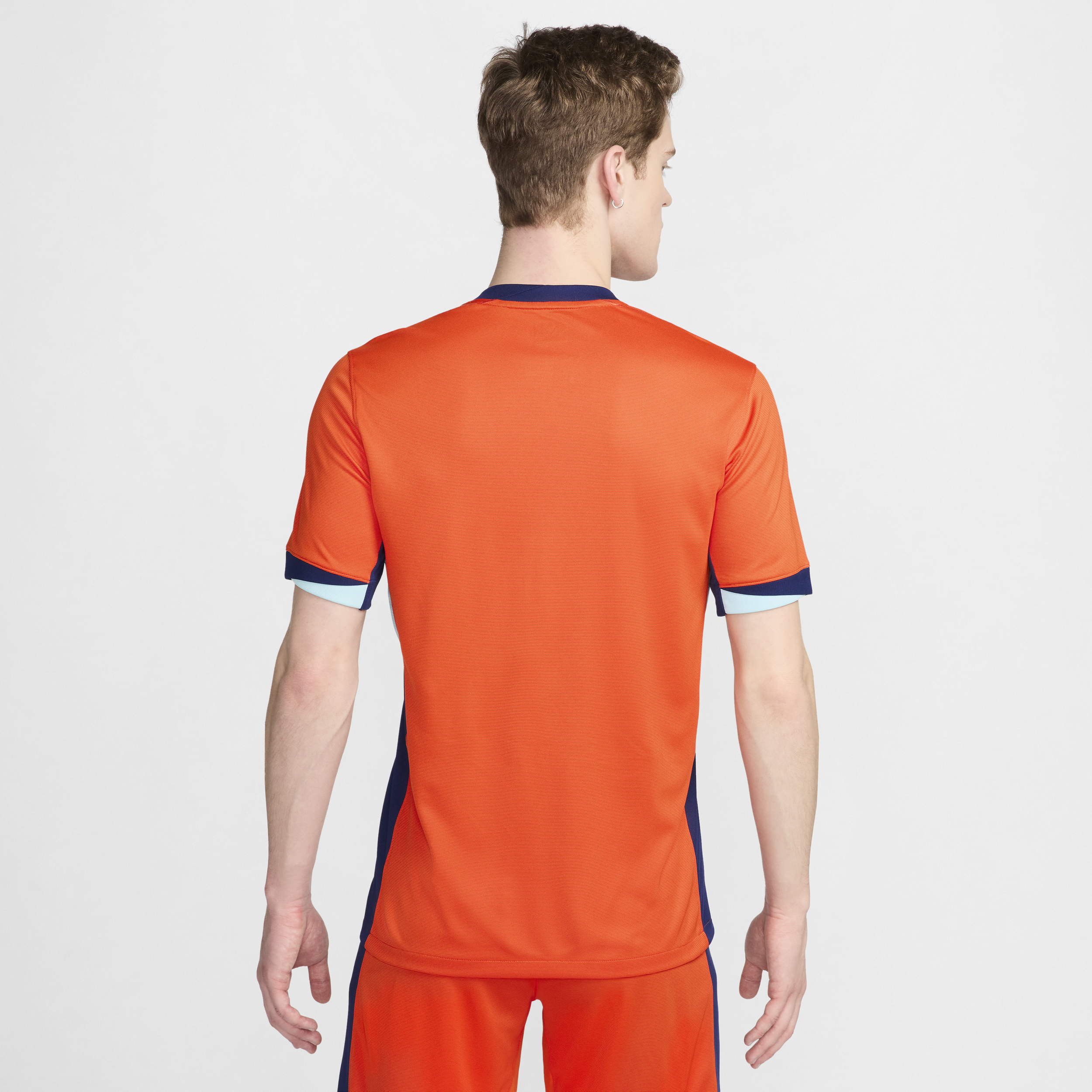 Nike Nederland (herenelftal) 2024 25 Stadium Thuis Dri-FIT replica voetbalshirt voor heren Oranje