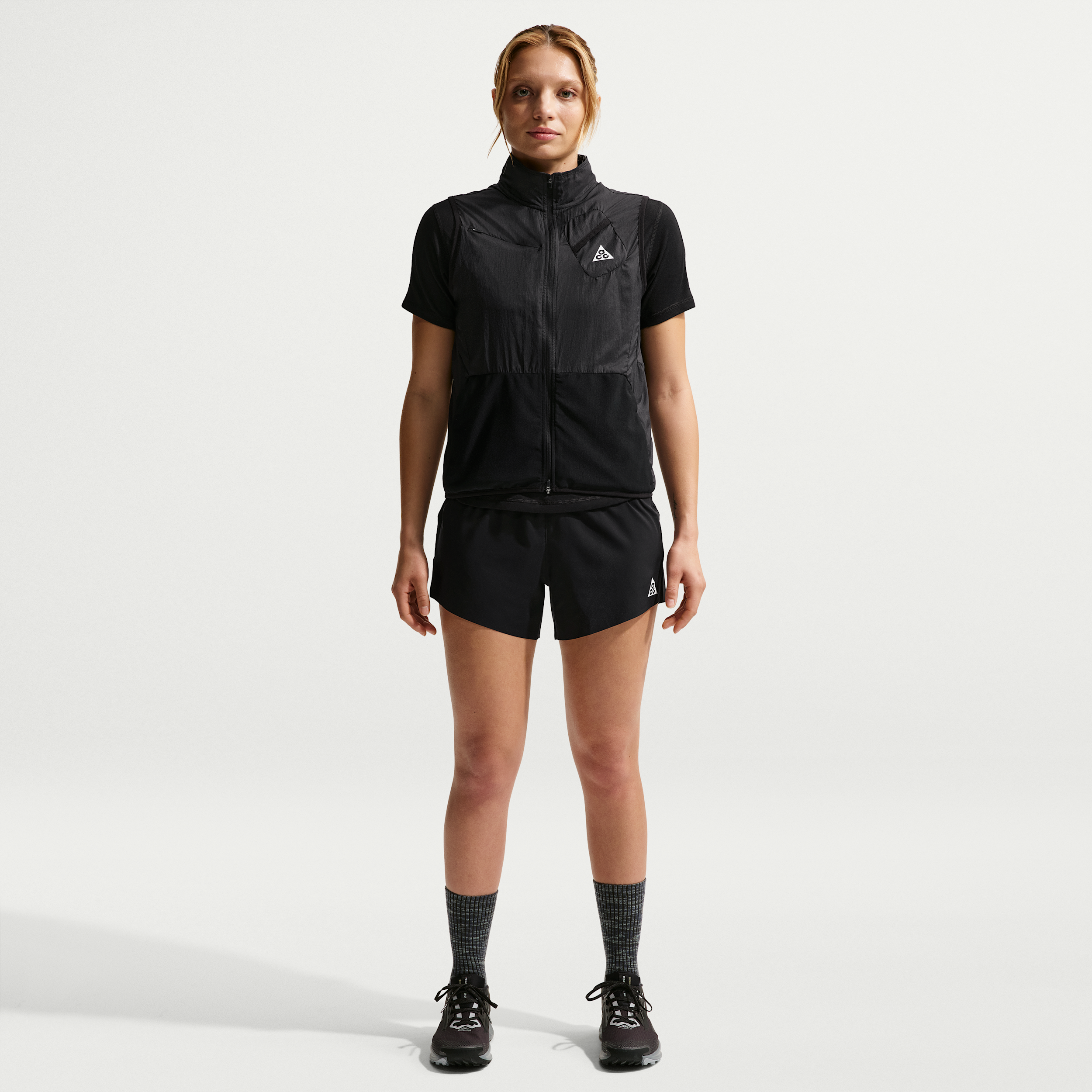 Nike Short De Trail Avec Sous Short Integre 10 Cm Dri Fit Nike Acg Pour
