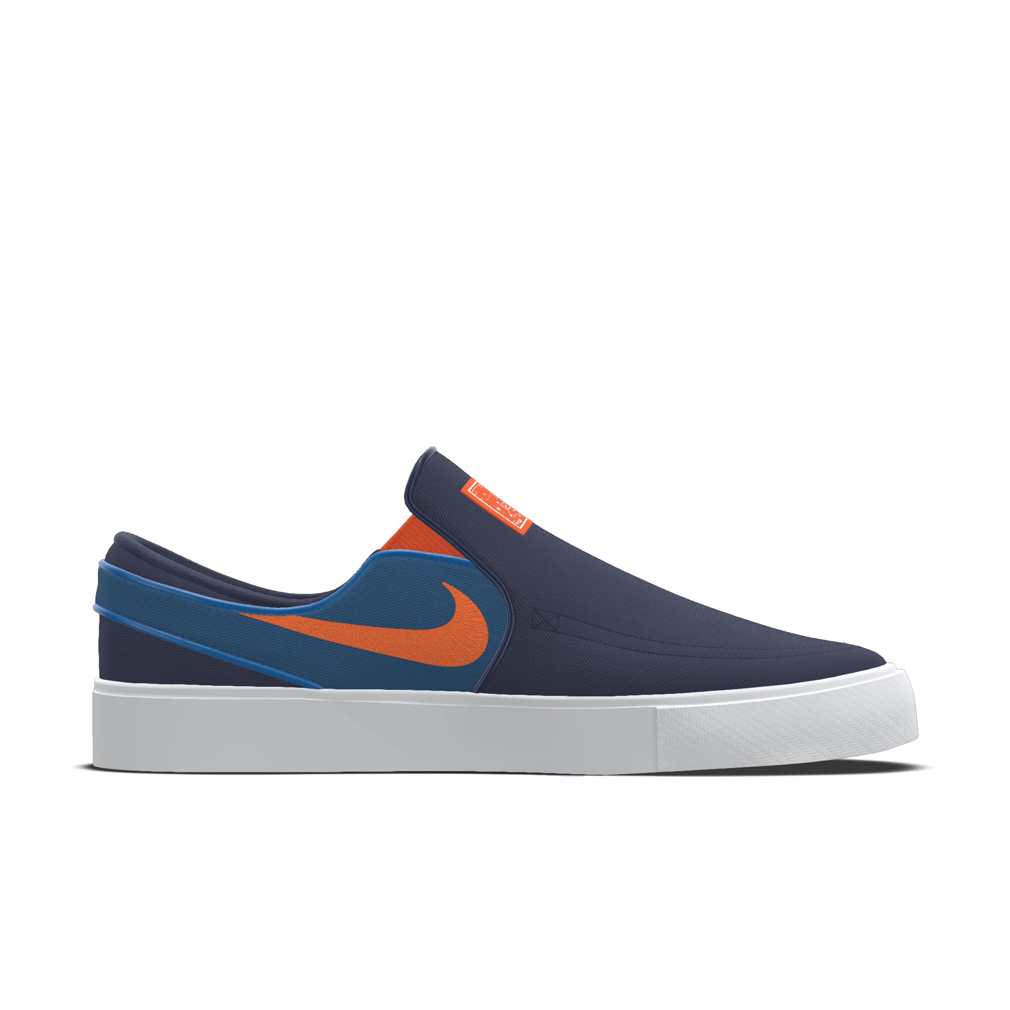 Nike SB Zoom Janoski Slip By You Custom Women's Skate Shoes - Blue - 7367807783