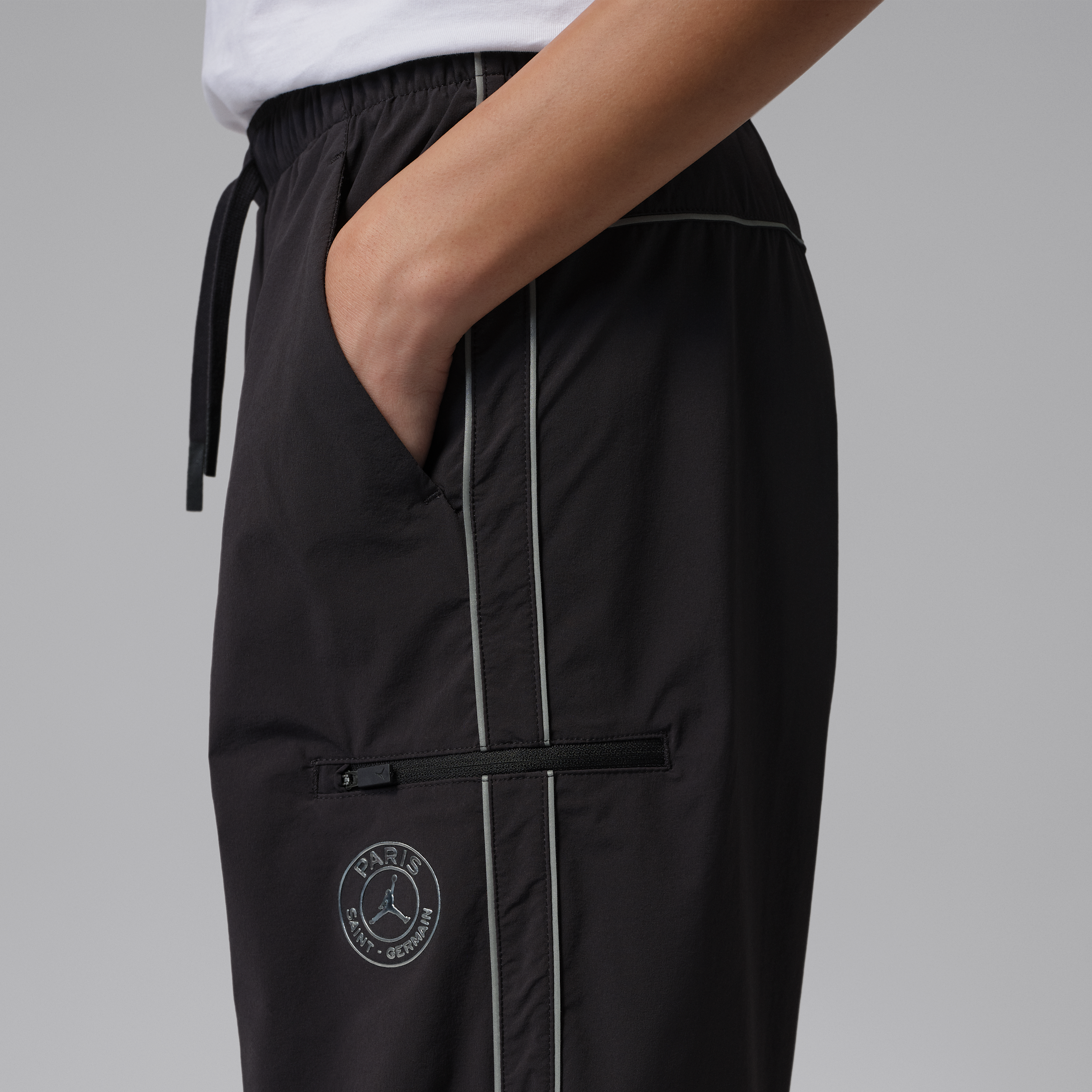 Thumbnail - Paris Saint-Germain Tunnelhose (Damen) - Grau