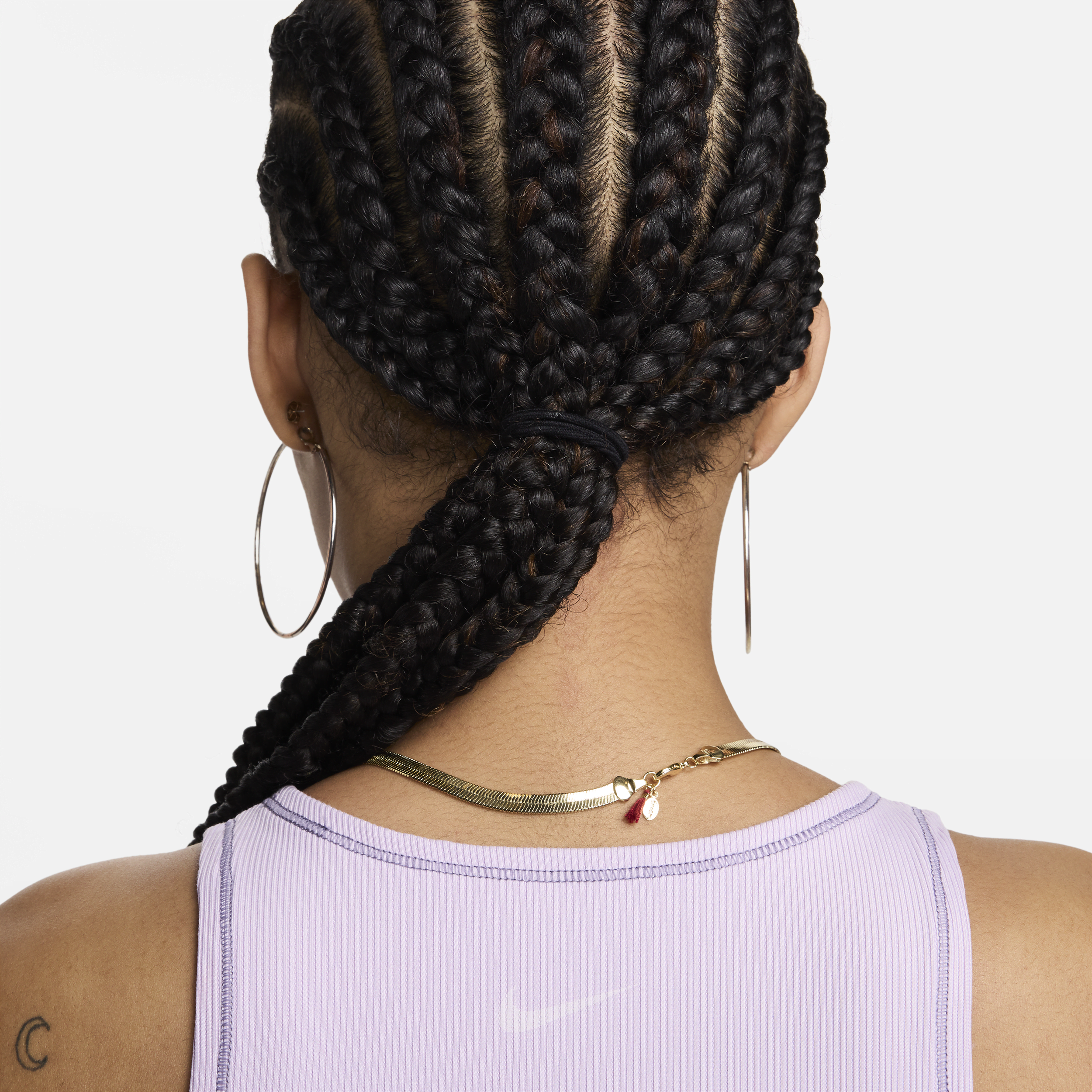 Débardeur côtelé Dri-FIT Nike One Fitted pour femme - Pourpre