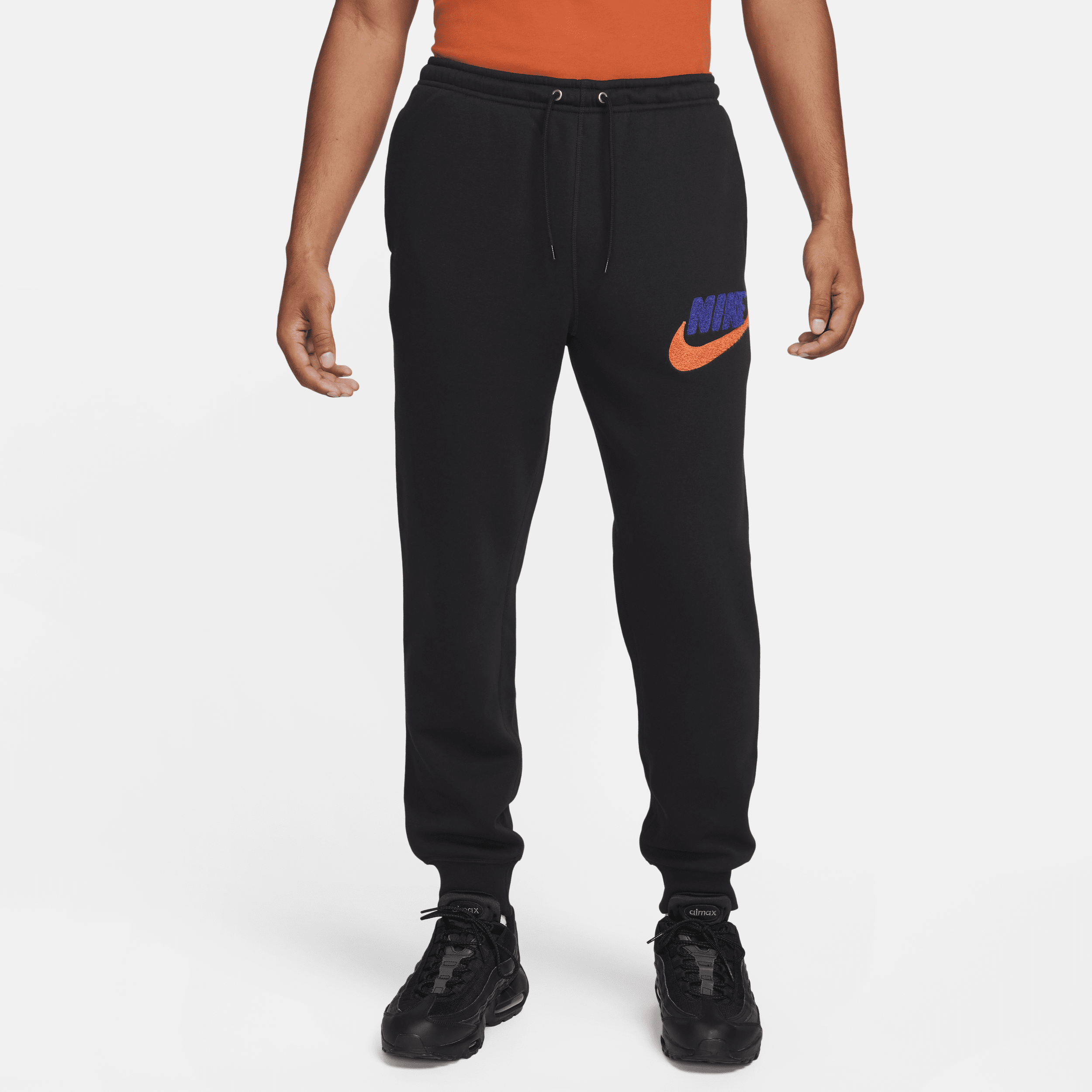 Nike Club Fleece Mens Fleece Joggers - Black - Cotton/Polyester