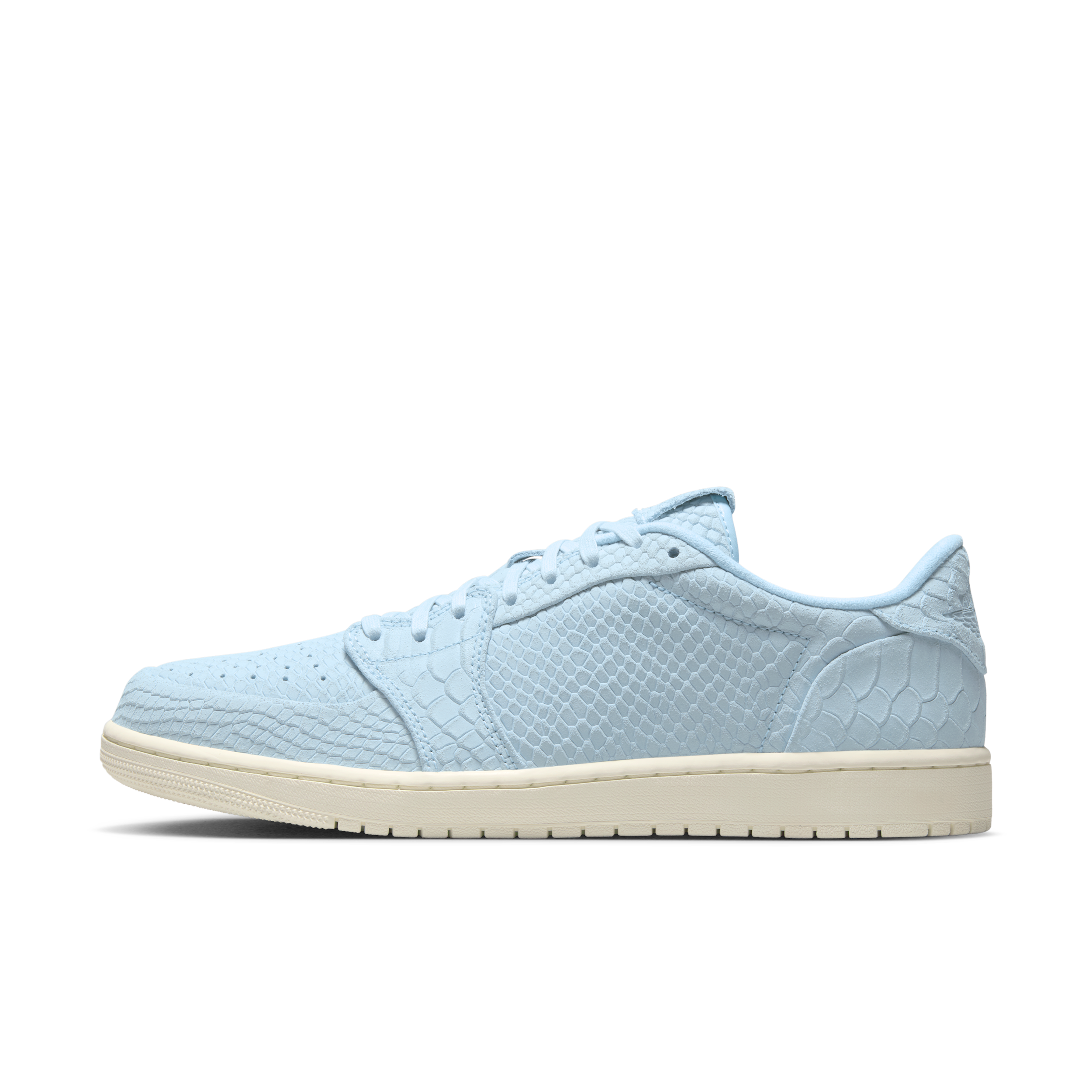 Thumbnail - Air Jordan 1 Retro Low No-Swoosh Schuh (Herren) - Blau