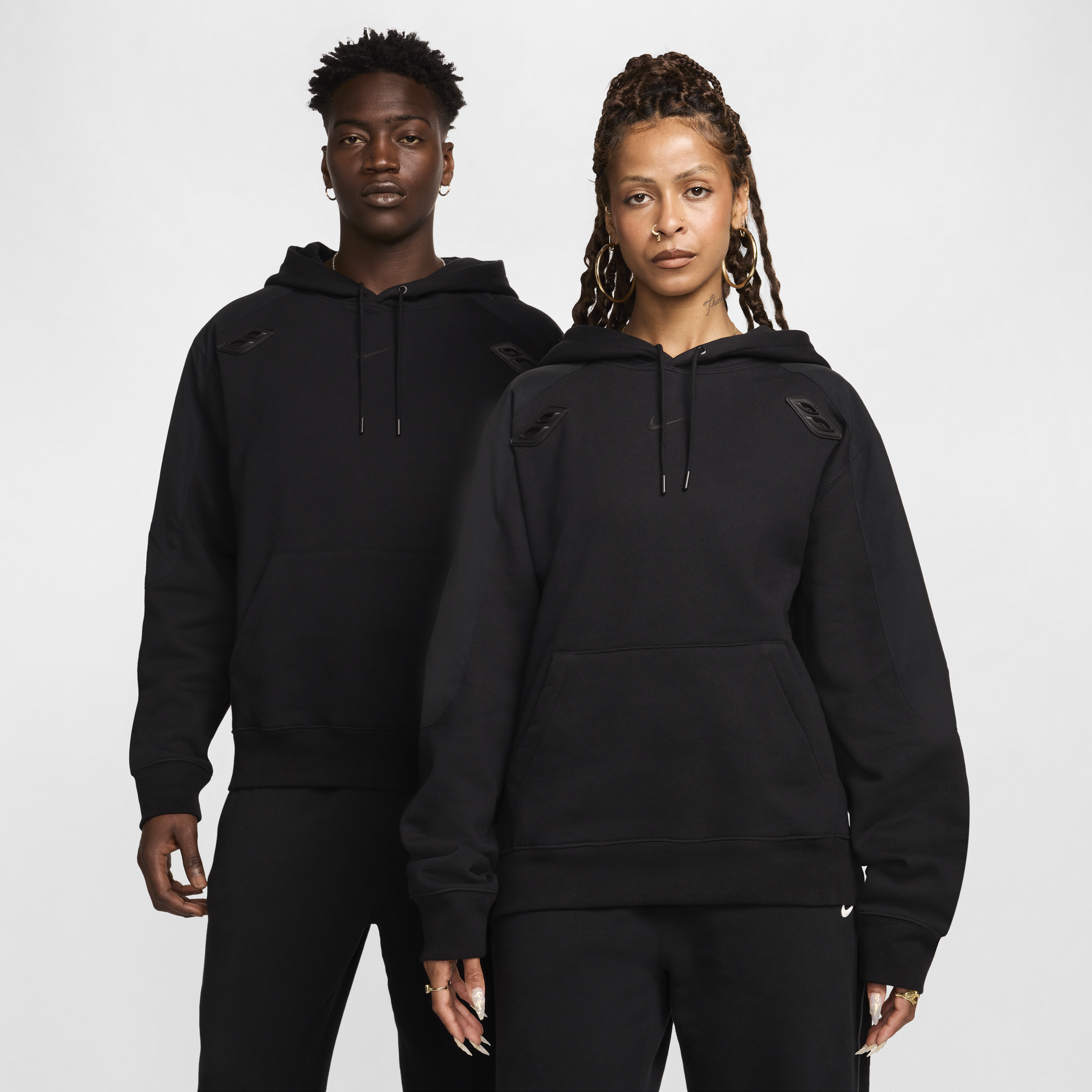 Nike NOCTA x L'ART fleecehoodie voor heren Zwart