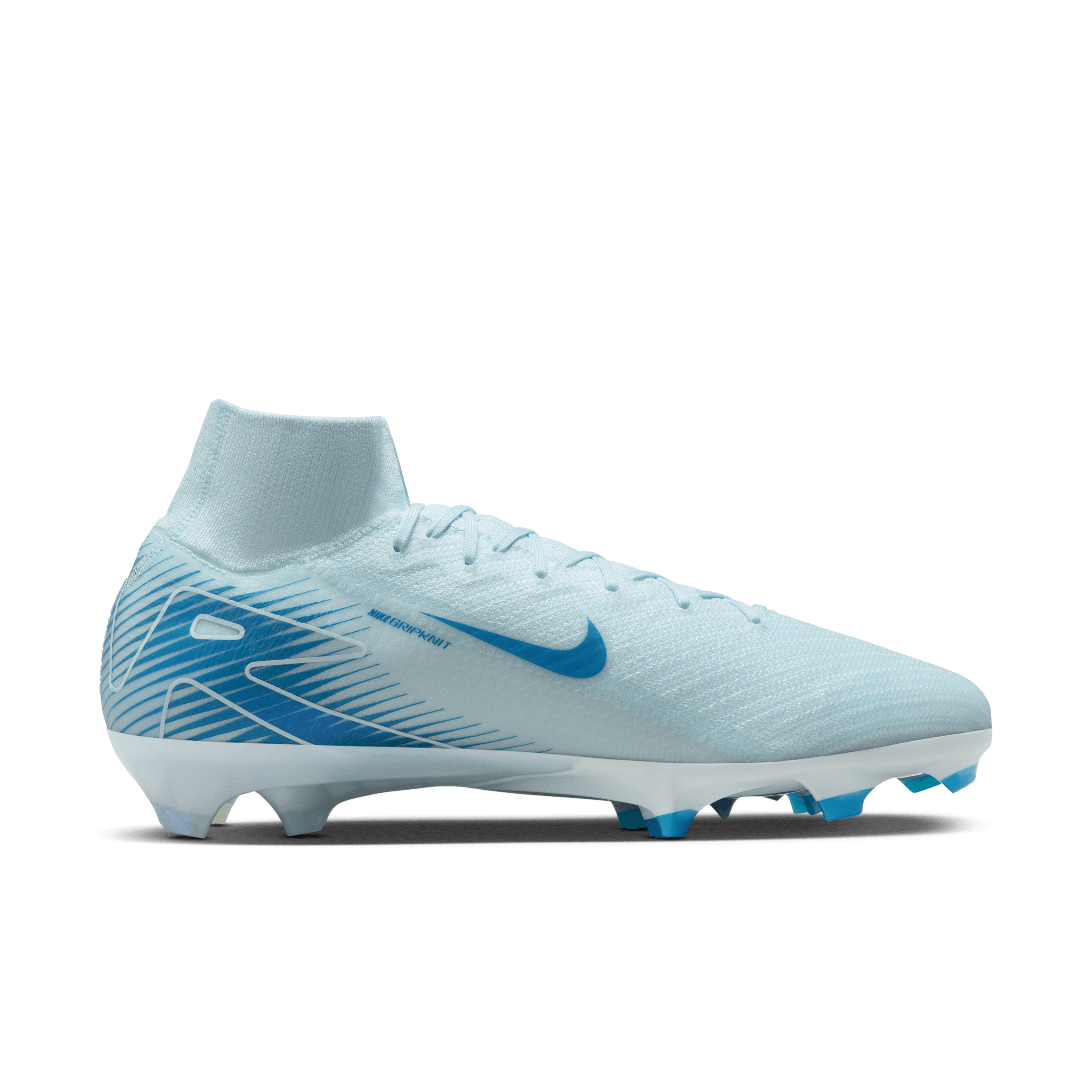 Chaussure de foot montante à crampons Nike Mercurial Superfly 10 Elite - Bleu