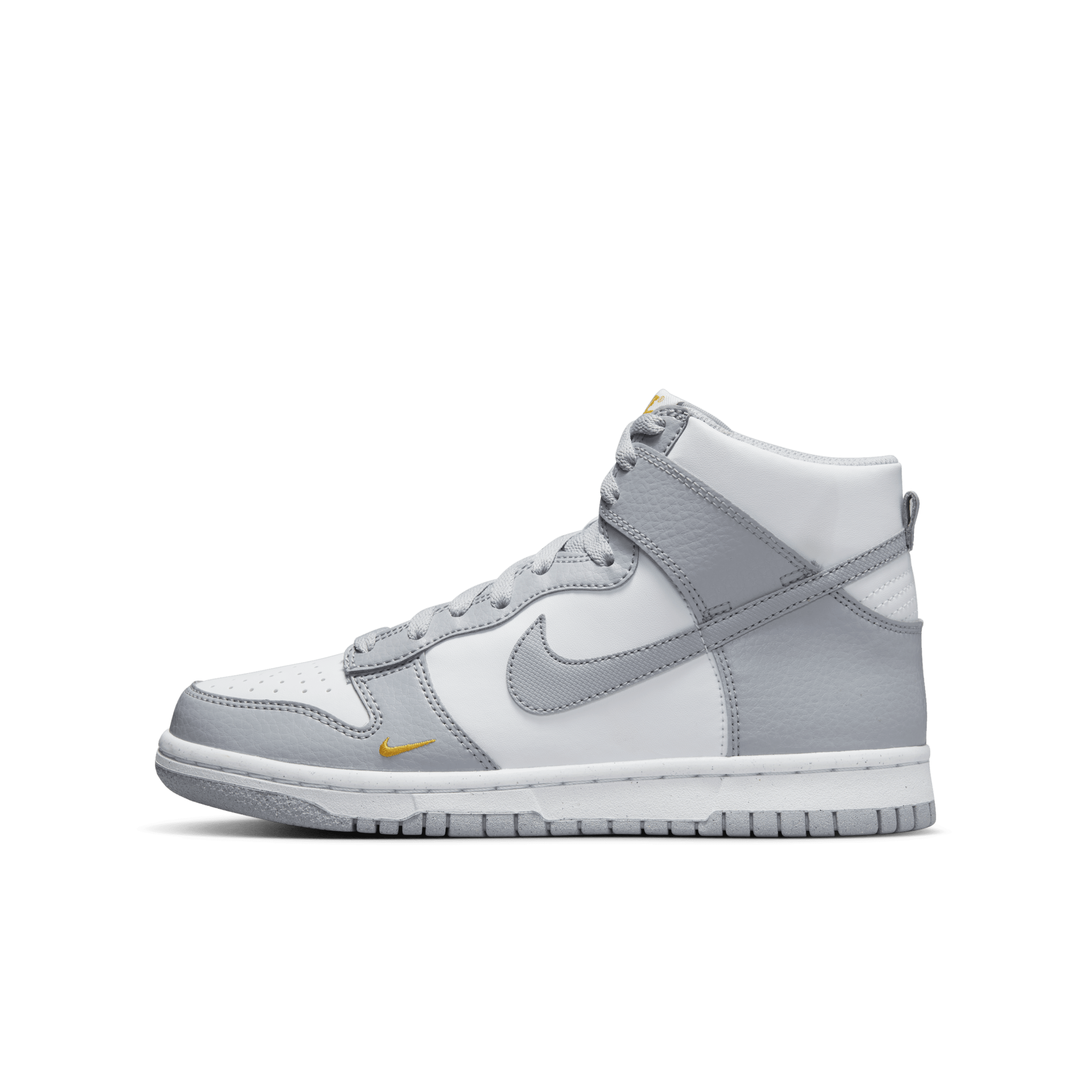 Nike Dunk High Next Nature GS 'Wolf Grey Marigold' - FD9773-001