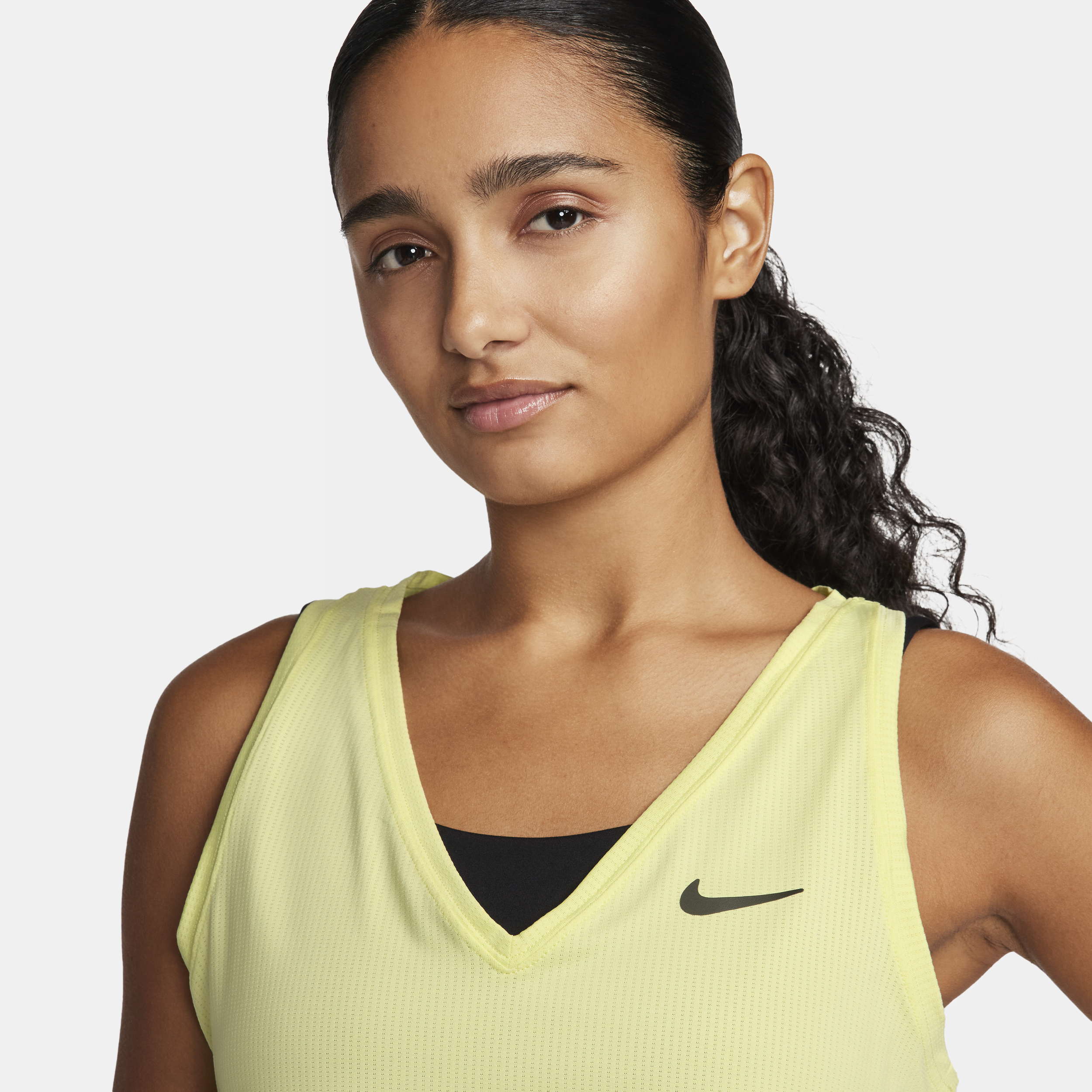Nike Court Victory Tennistanktop voor dames Groen