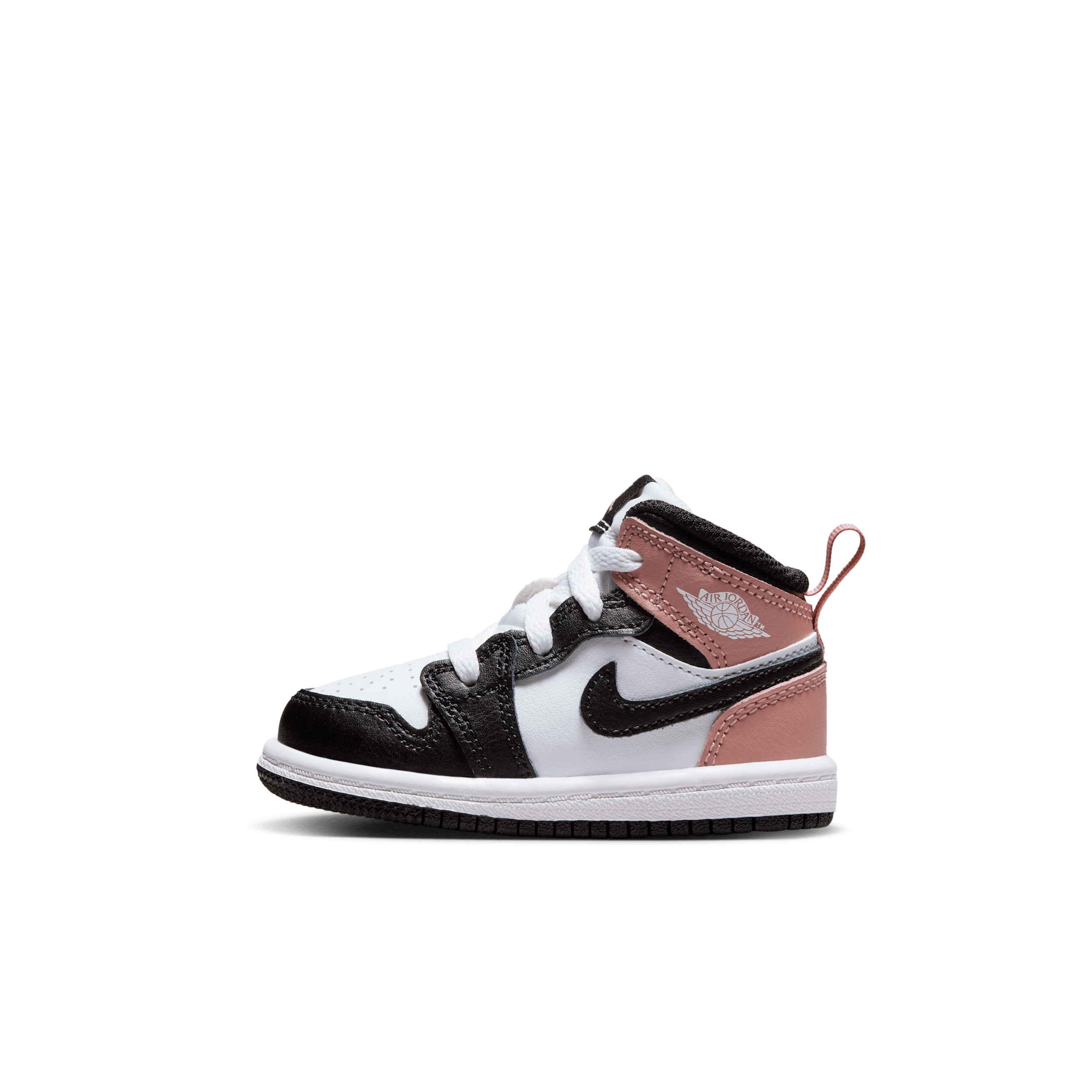 Chaussure Jordan 1 Mid pour Bébé et Petit enfant - Blanc