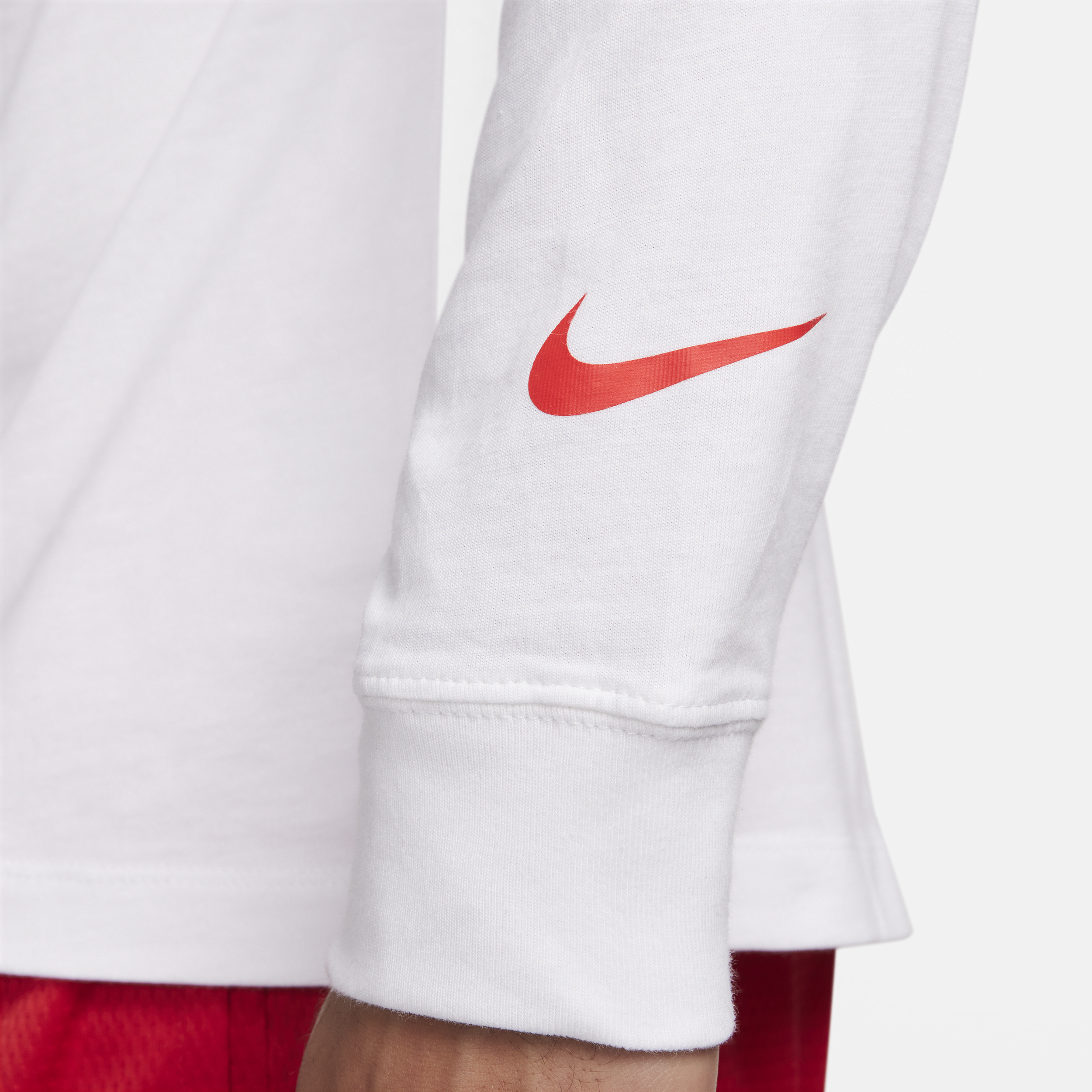 Nike LeBron T-shirt met lange mouwen voor heren Wit