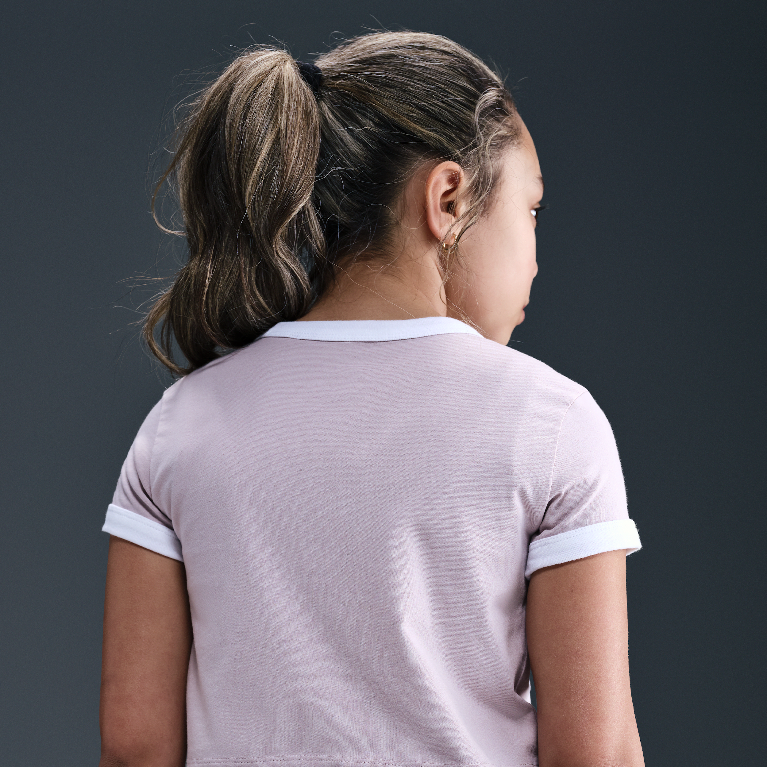 Thumbnail - Nike Sportswear Kurz-T-Shirt (Mädchen) - Lila