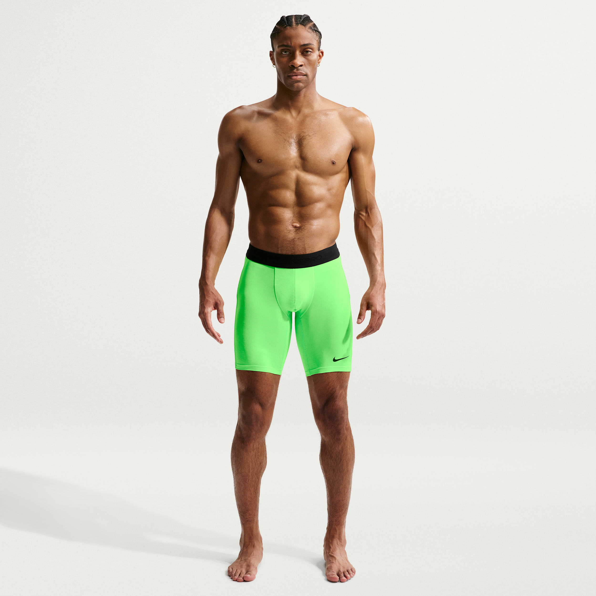 Shorts lunghi da fitness Dri-FIT Nike Pro – Uomo - Verde
