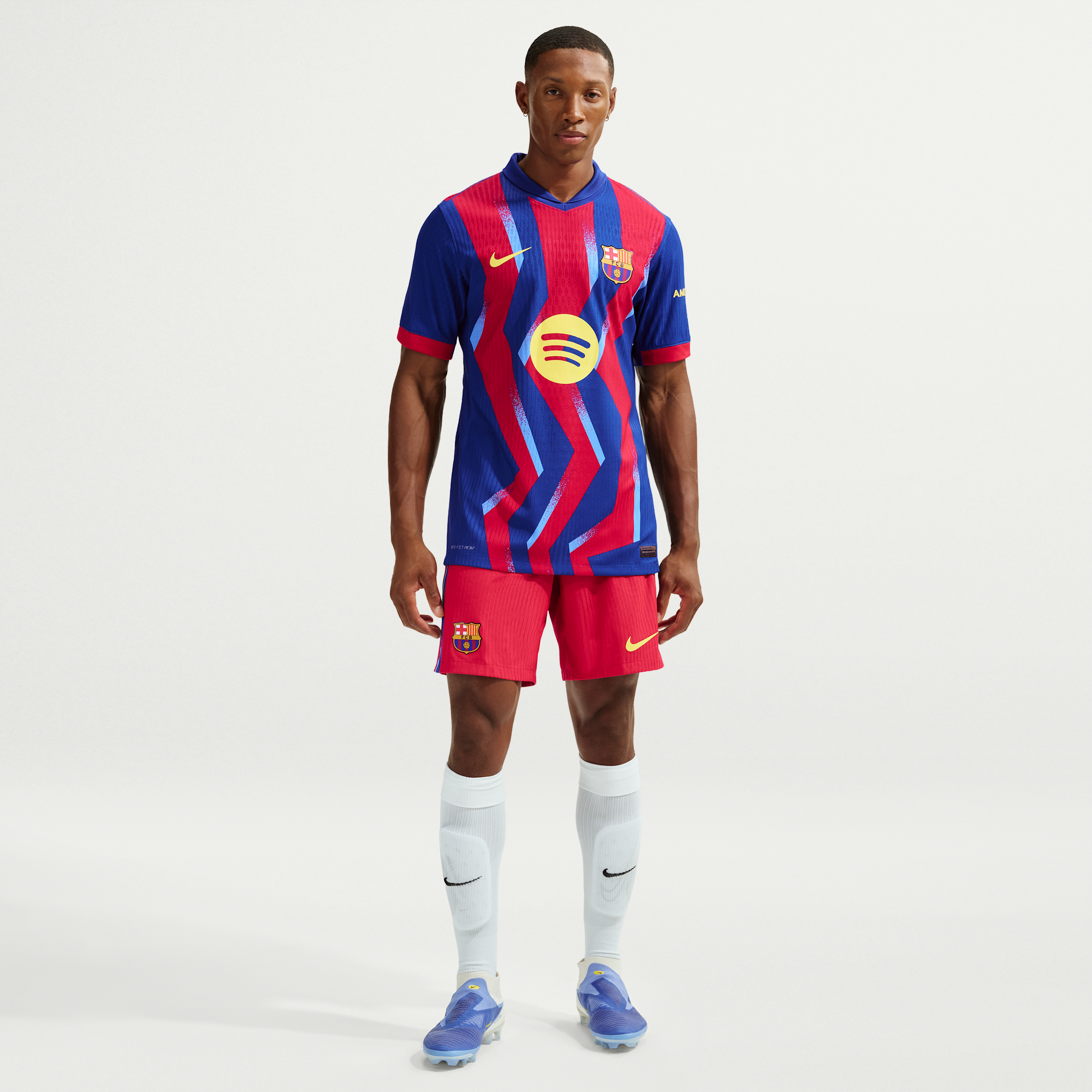 Nike FC Barcelona 2025/26 Match Vierde  Dri-FIT ADV authentieke voetbalshorts voor heren - Rood