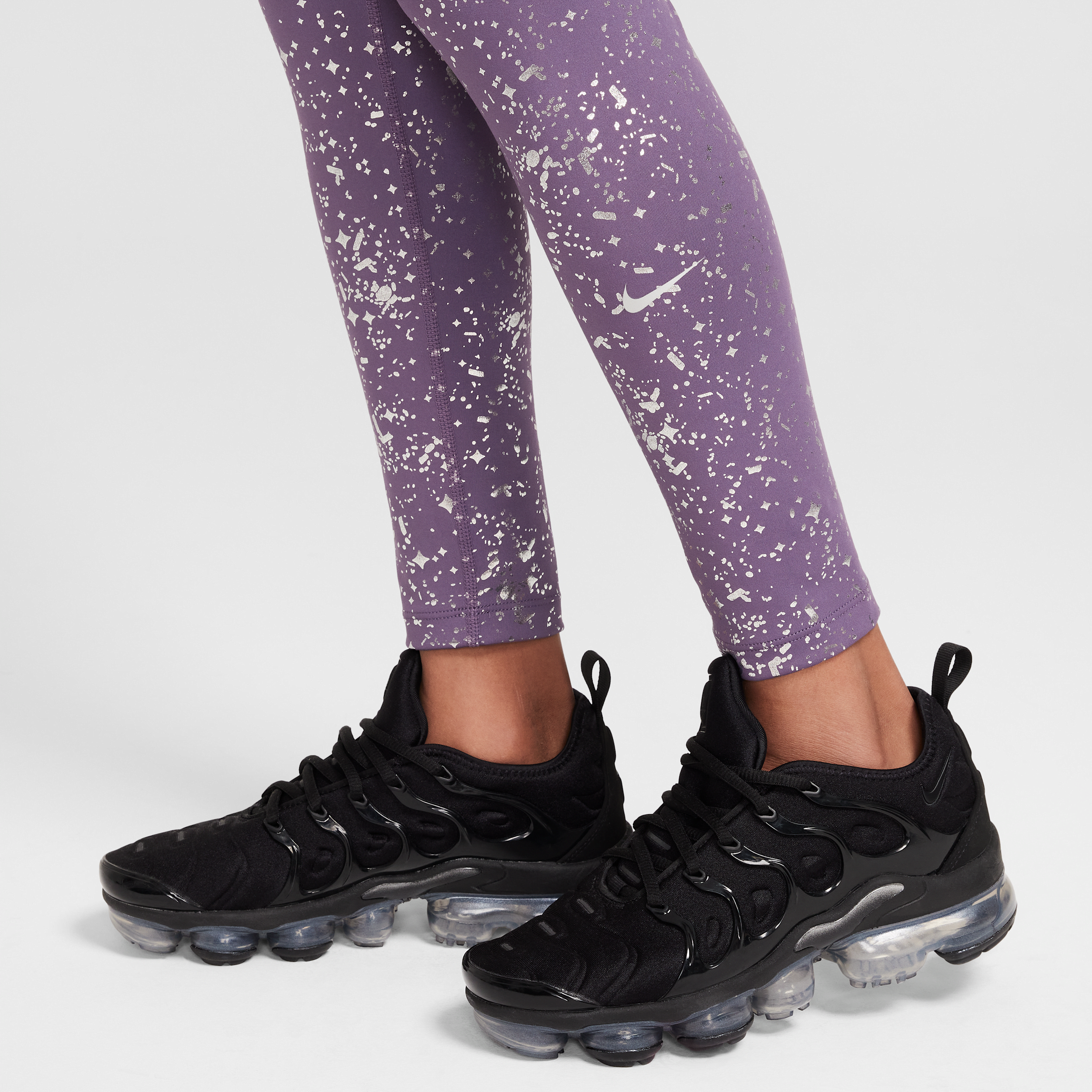 Legging taille haute Dri-FIT Nike One pour ado (fille) - Pourpre