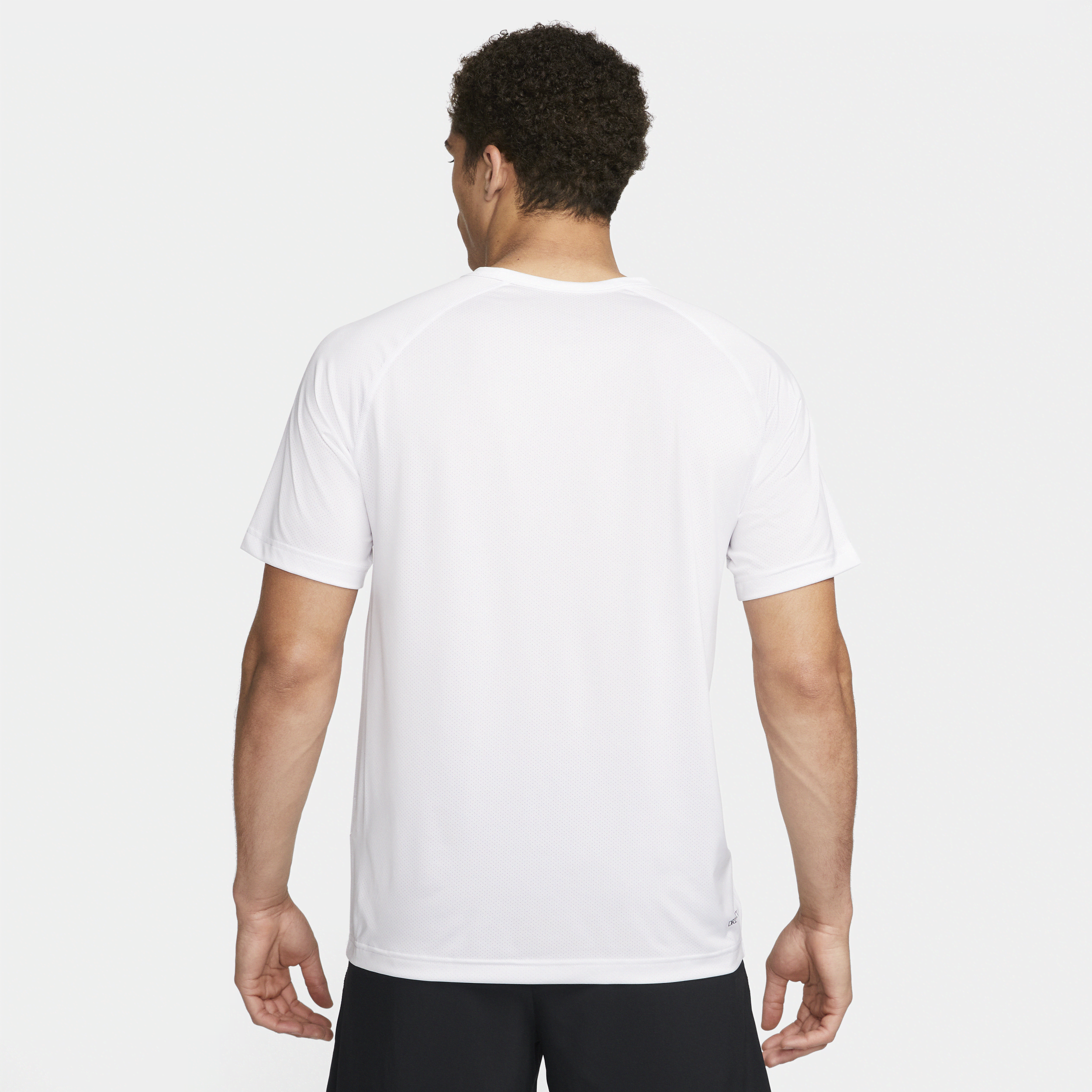 Haut de fitness à manches courtes Dri-FIT Nike Ready pour homme - Blanc