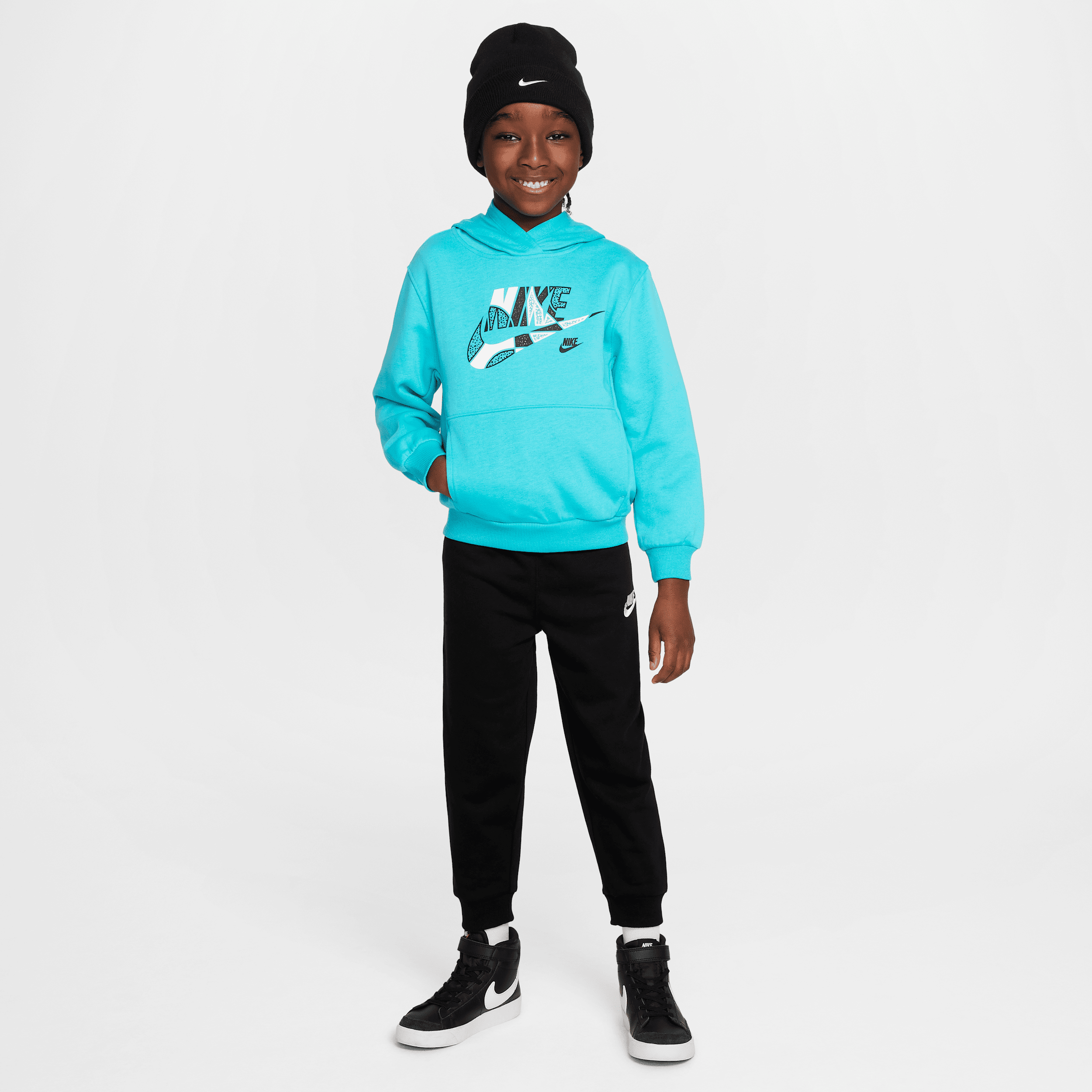 Ensemble deux pièces avec pantalon en molleton Nike Sportswear « Outside the Lines » pour enfant - N