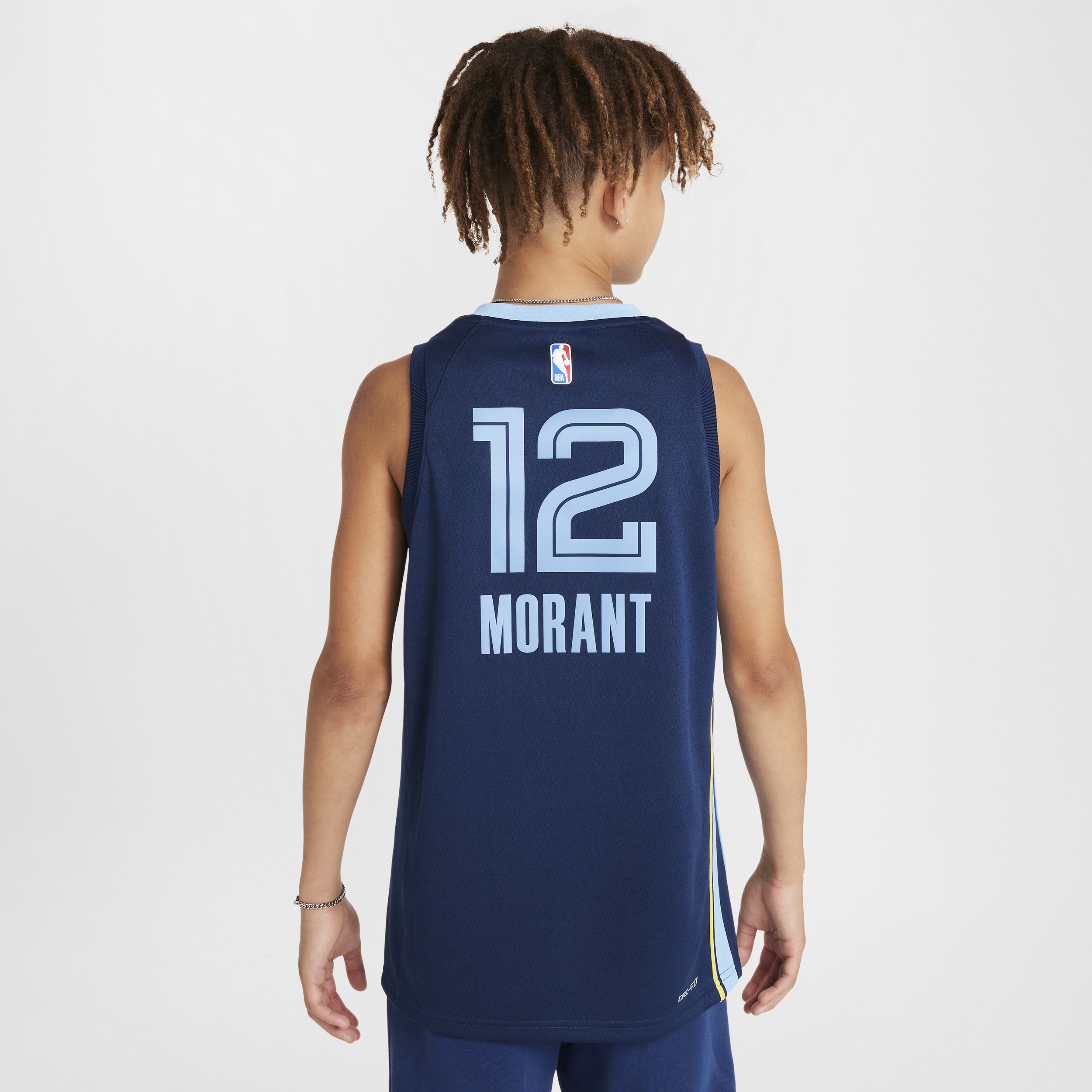 Nike Memphis Grizzlies 2023 24 Icon Edition Swingman NBA-jersey voor kids Blauw