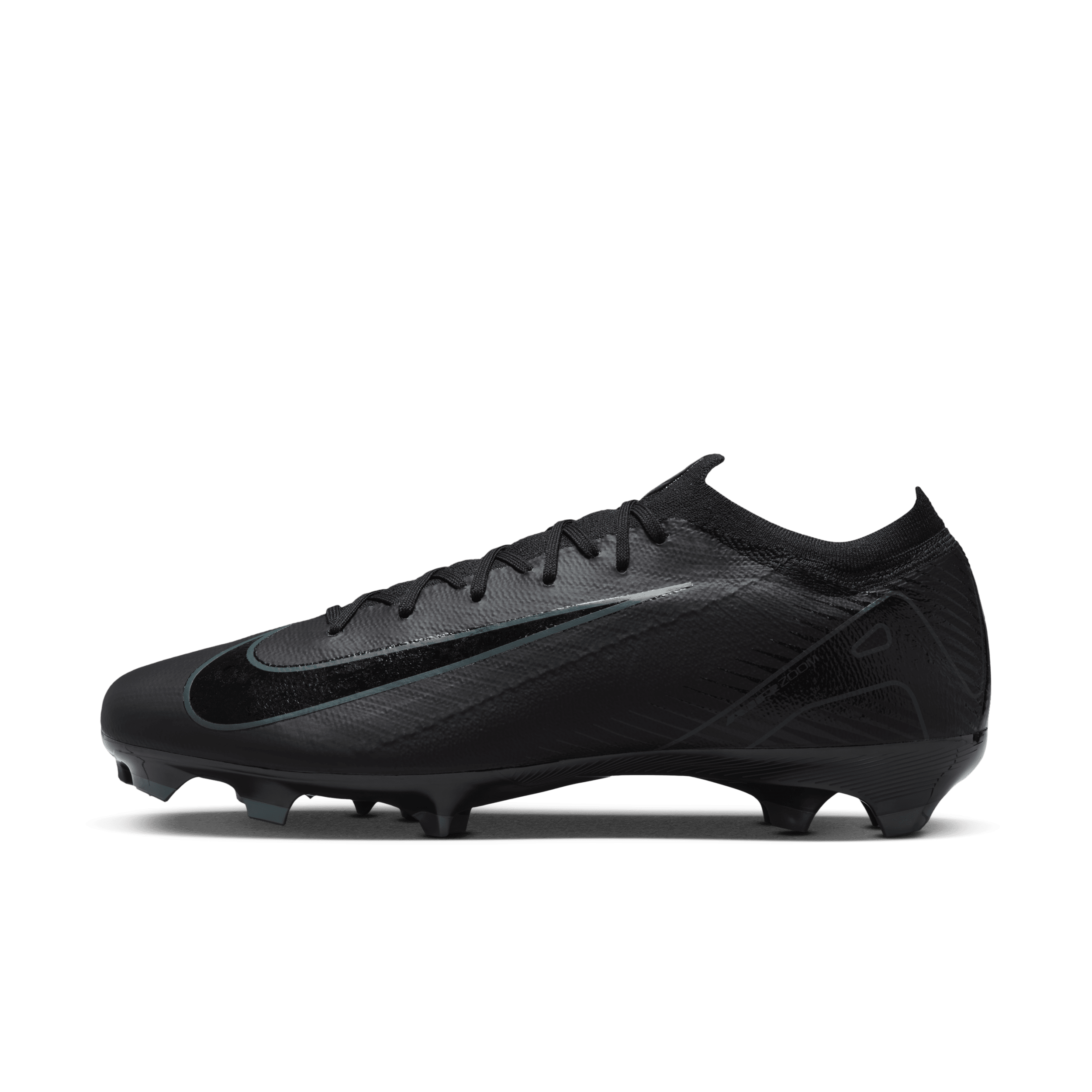 Chaussure de foot à crampons basse pour terrain sec Nike Mercurial Vapor 16 Pro - Noir