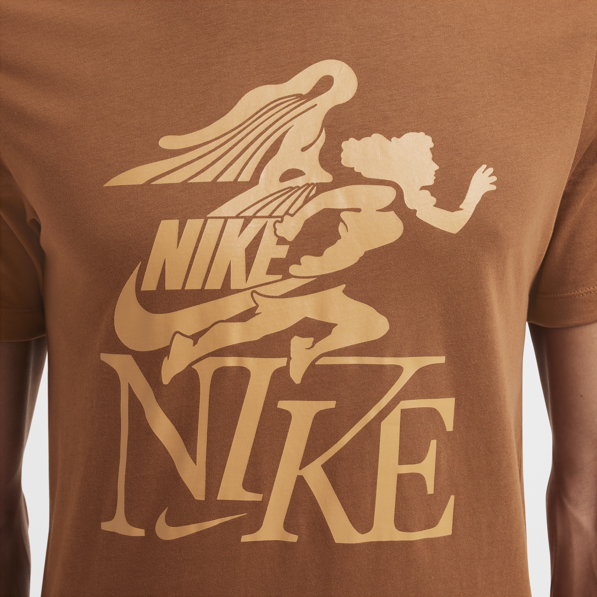 T-shirt Nike Sportswear Club pour Homme - Marron