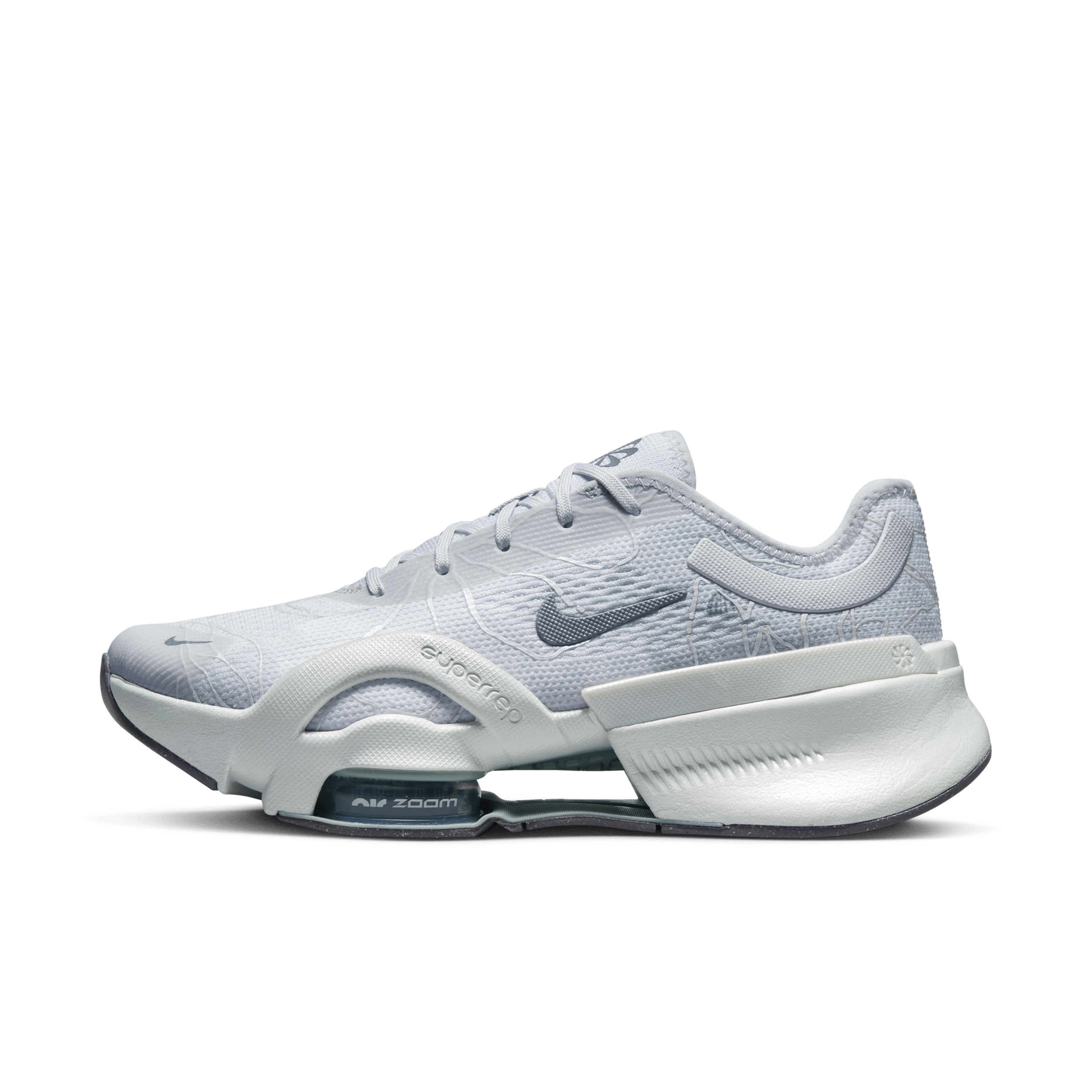 Nike Zoom SuperRep 4 Next Nature Premium damesschoenen voor HIIT-sessies Grijs female 36