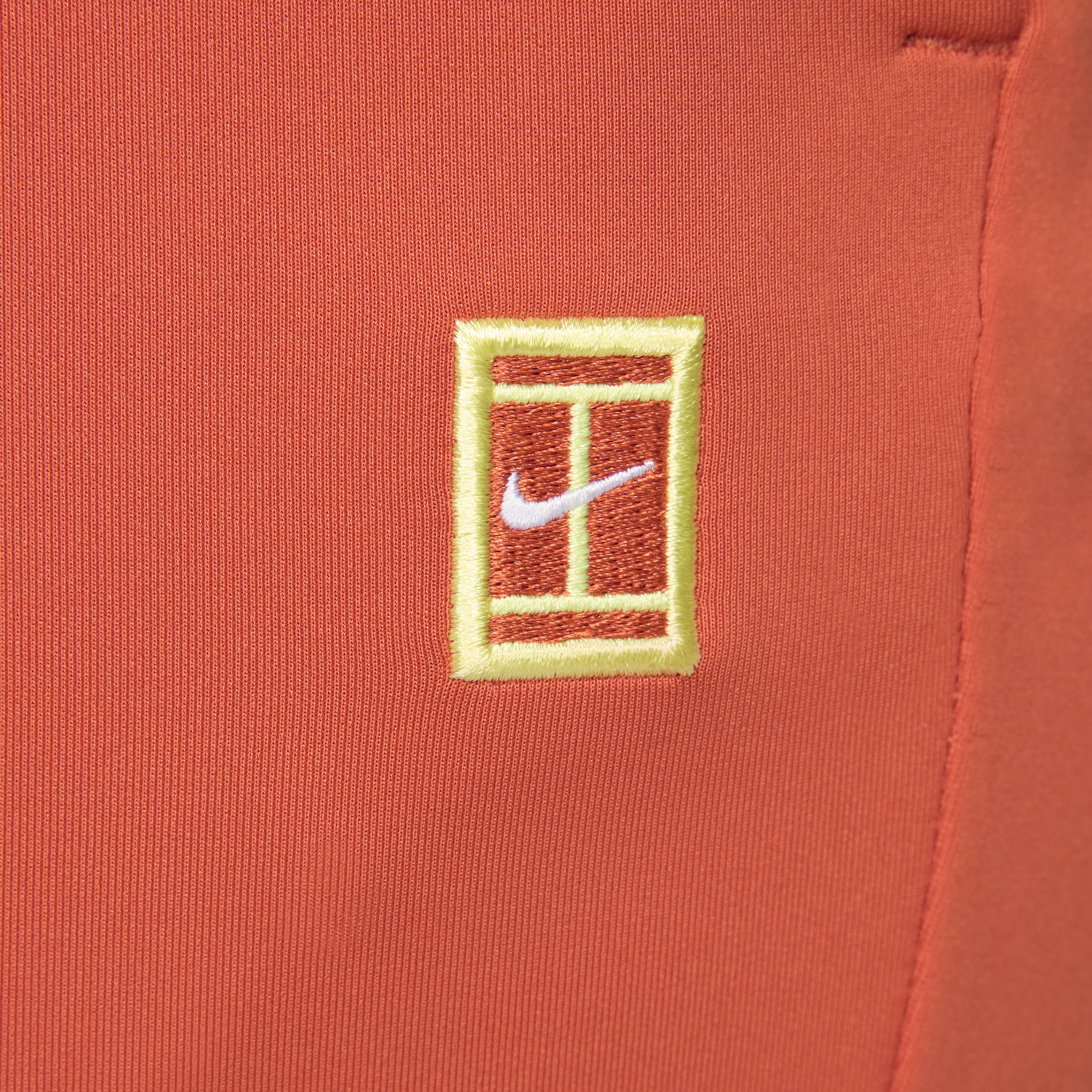 Nike Court Dri-FIT Knit tennisbroek voor dames Oranje