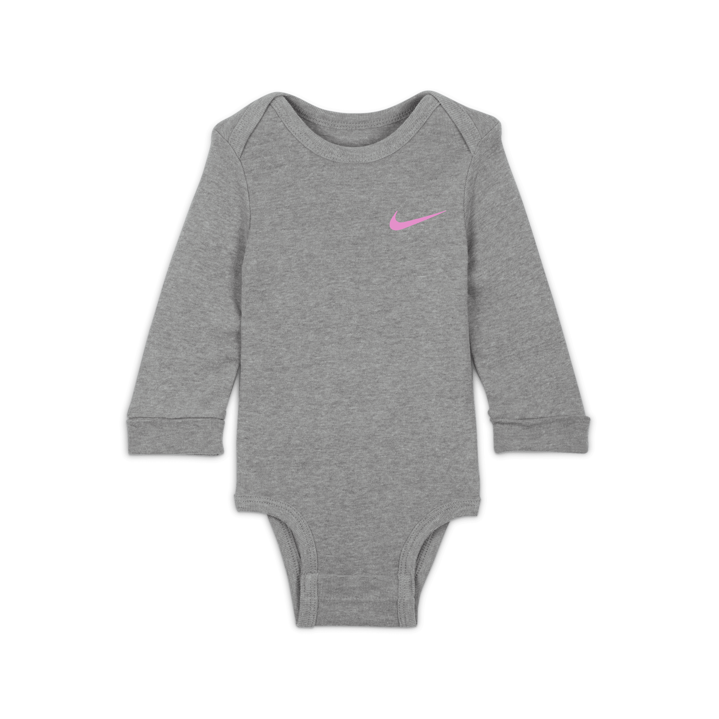 Thumbnail - Nike Baby Essentials Langarmbodys (Babys, 3er-Pack) - Weiß