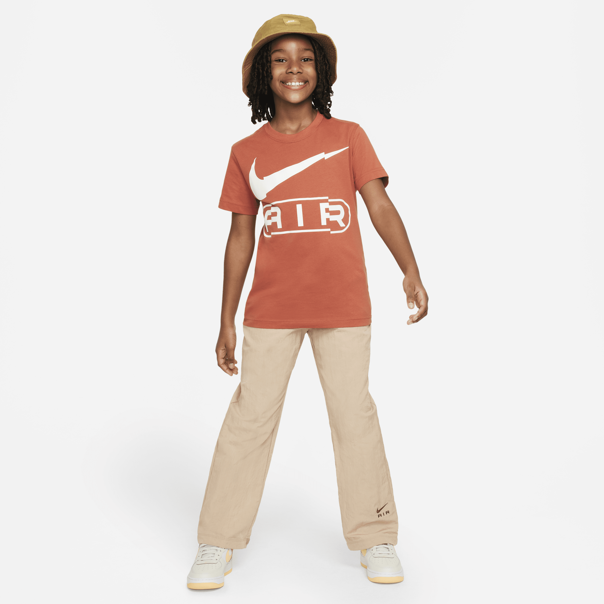 Nike Sportswear T-shirt voor meisjes Oranje