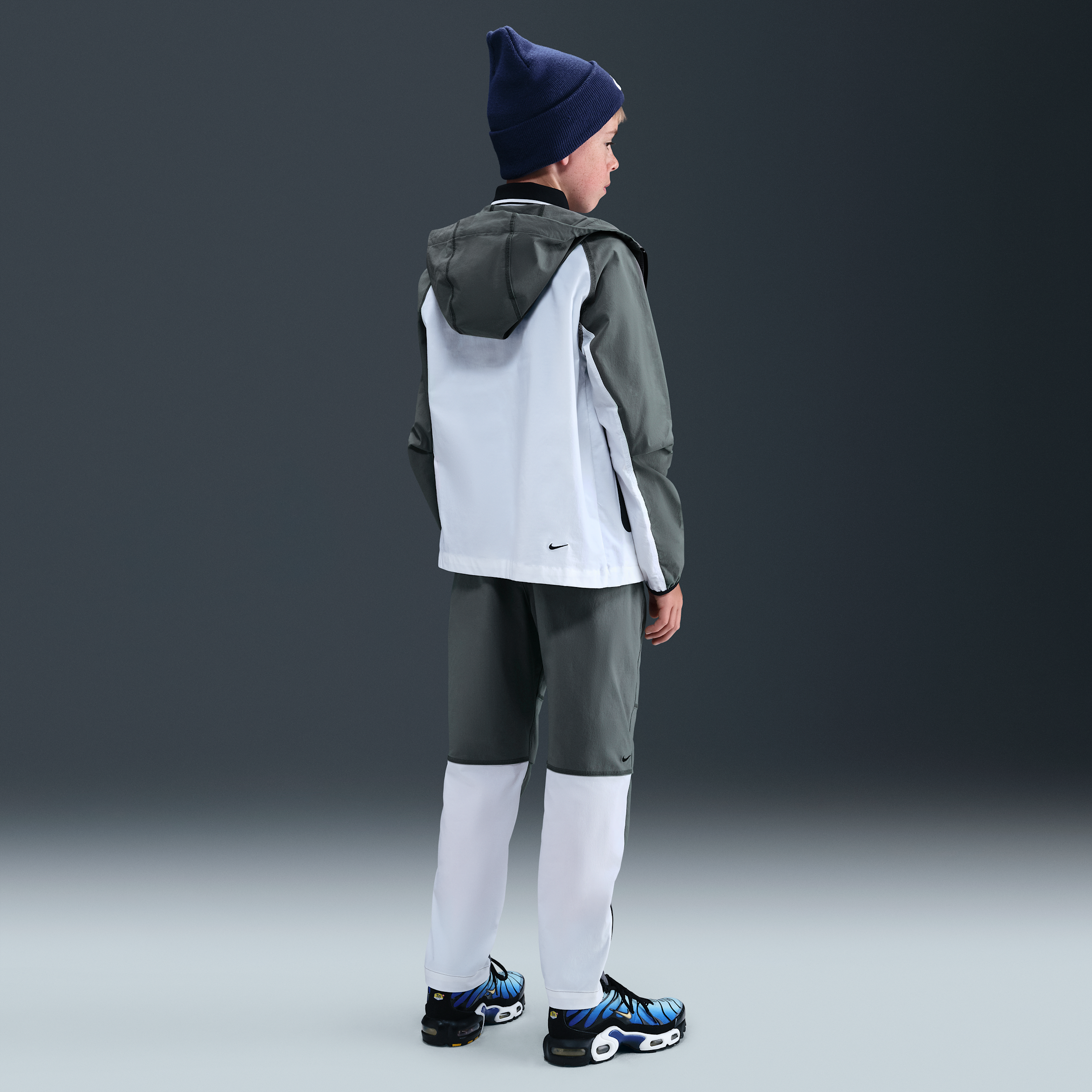 Thumbnail - Nike Tech Webjacke (ältere Kinder, Jungen) - Weiß