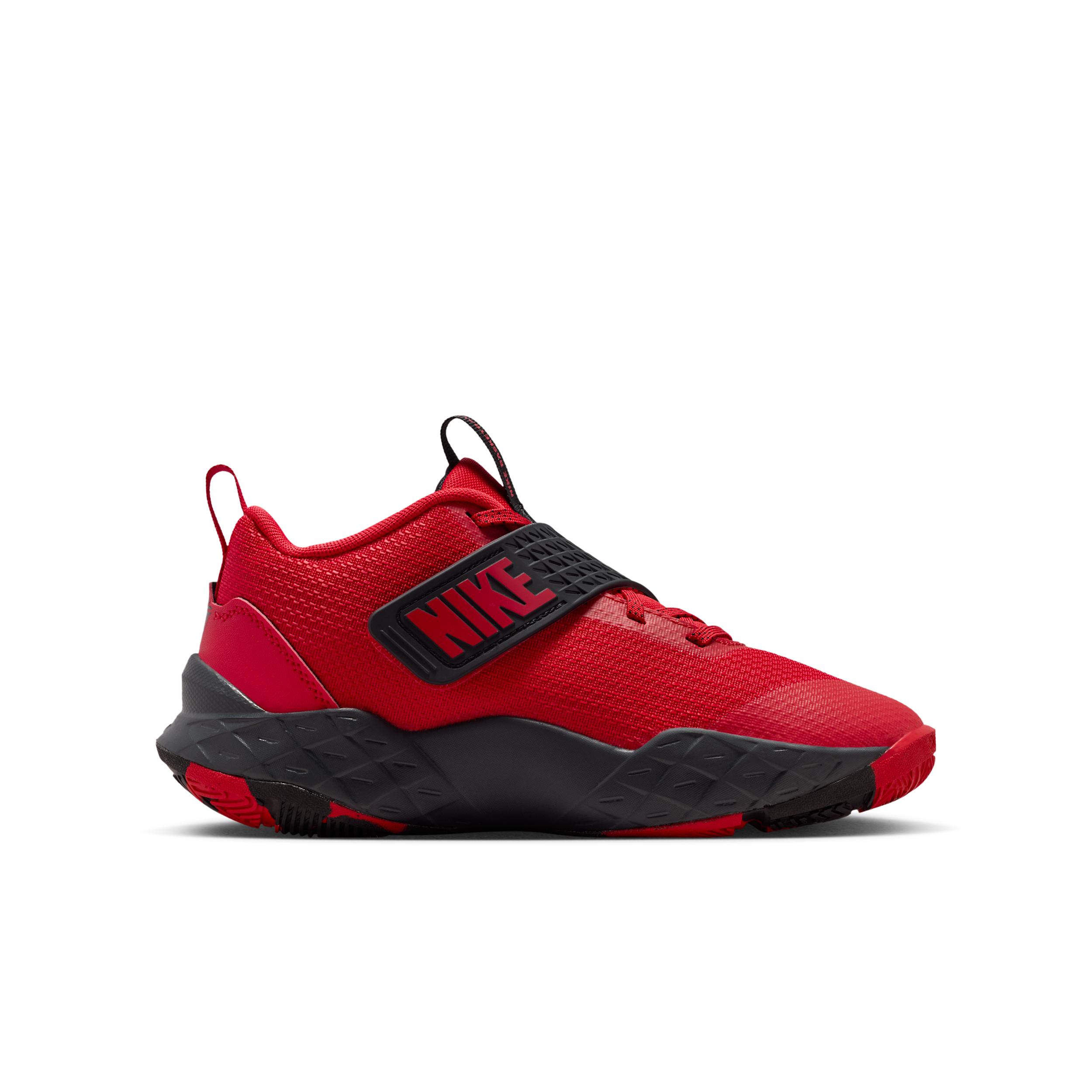 Thumbnail - Nike Team Hustle D 12 Basketballschuh (ältere Kinder) - Rot