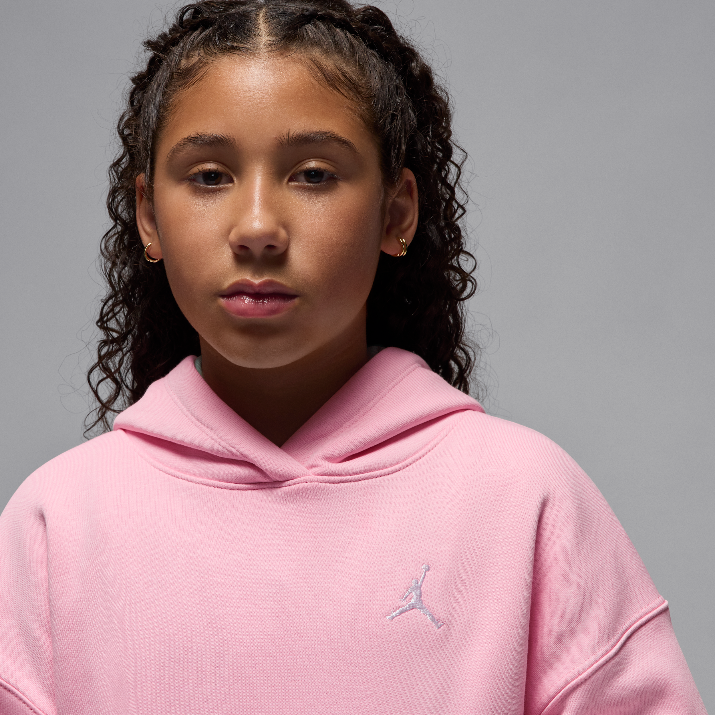 Thumbnail - Jordan Brooklyn Fleece-Hoodie (ältere Kinder) - Pink