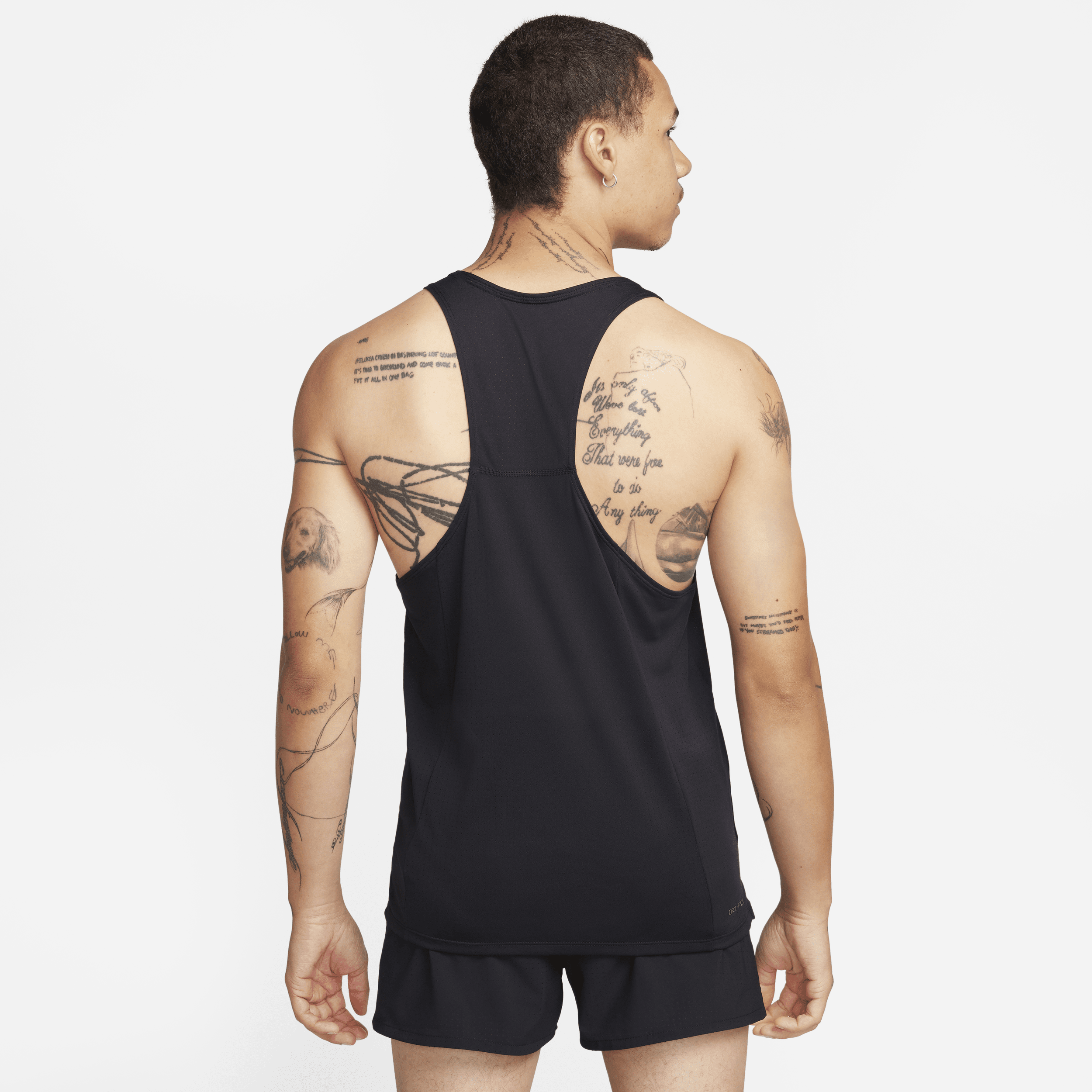 Maillot de running Nike Fast Dri-FIT pour homme - Noir