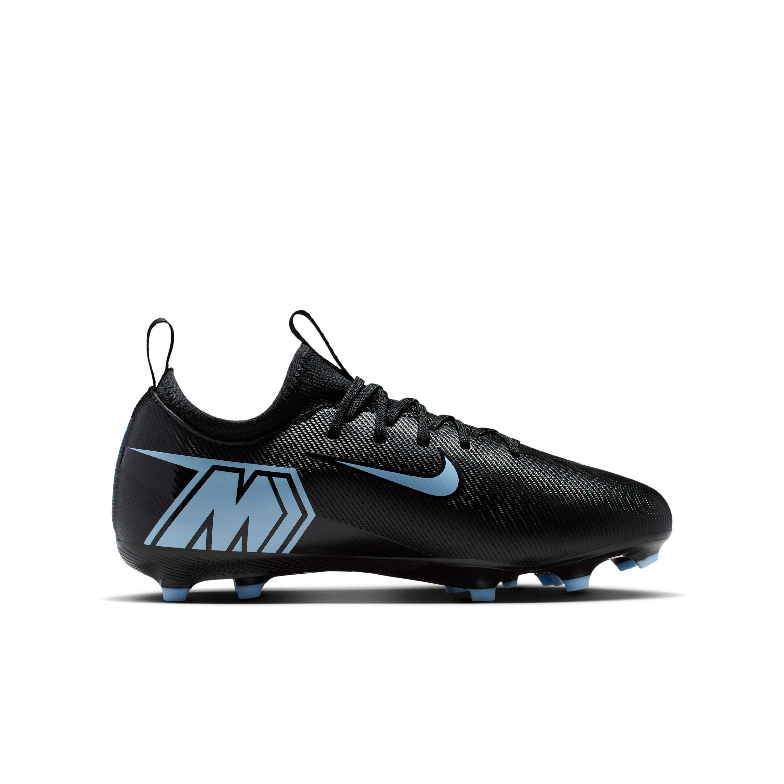 Thumbnail - Nike Jr. Mercurial Vapor 16 Academy MG Low-Top Fußballschuh (jüngere/ältere Kinder) - Schwarz