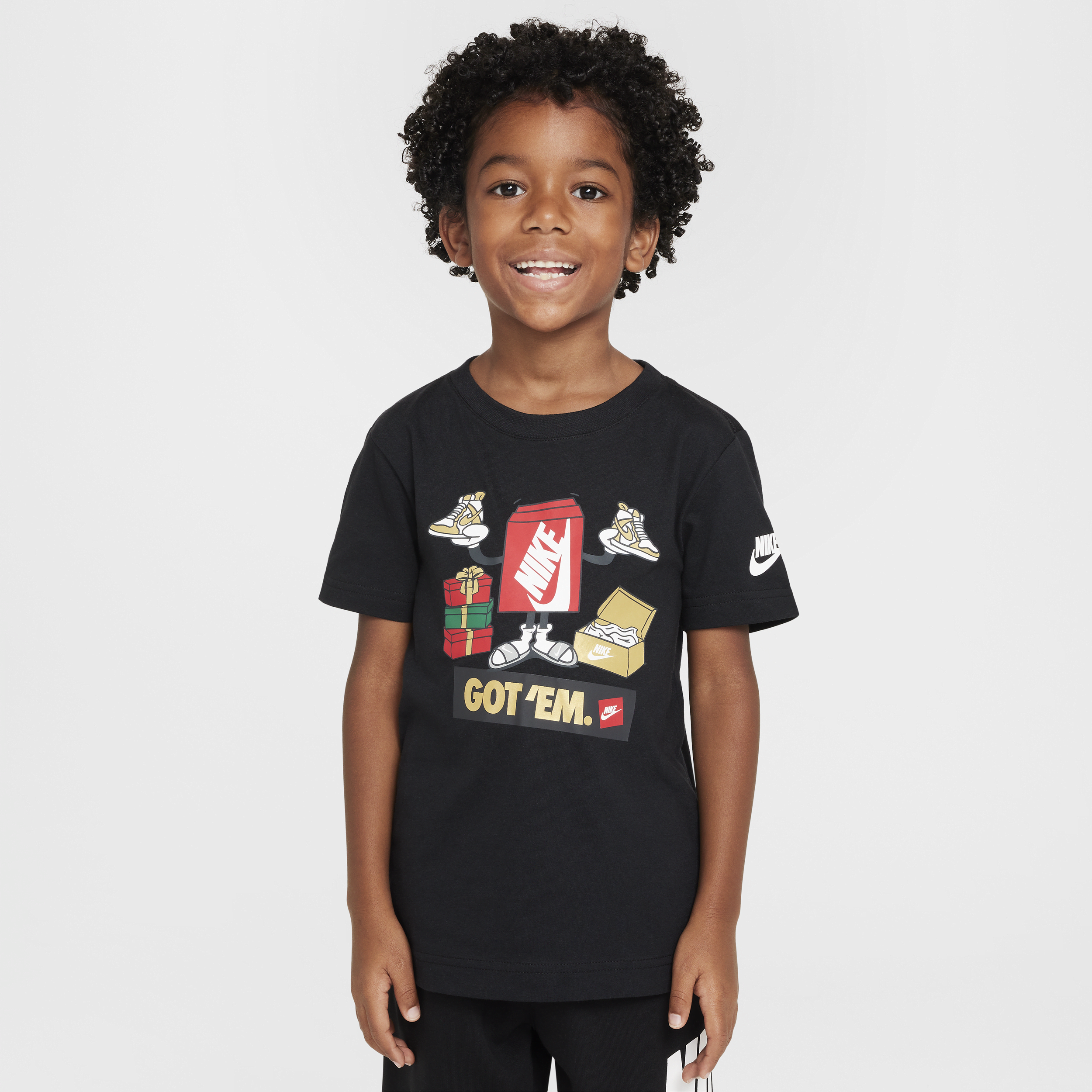 T-shirt Boxy Got 'Em Nike pour enfant - Noir