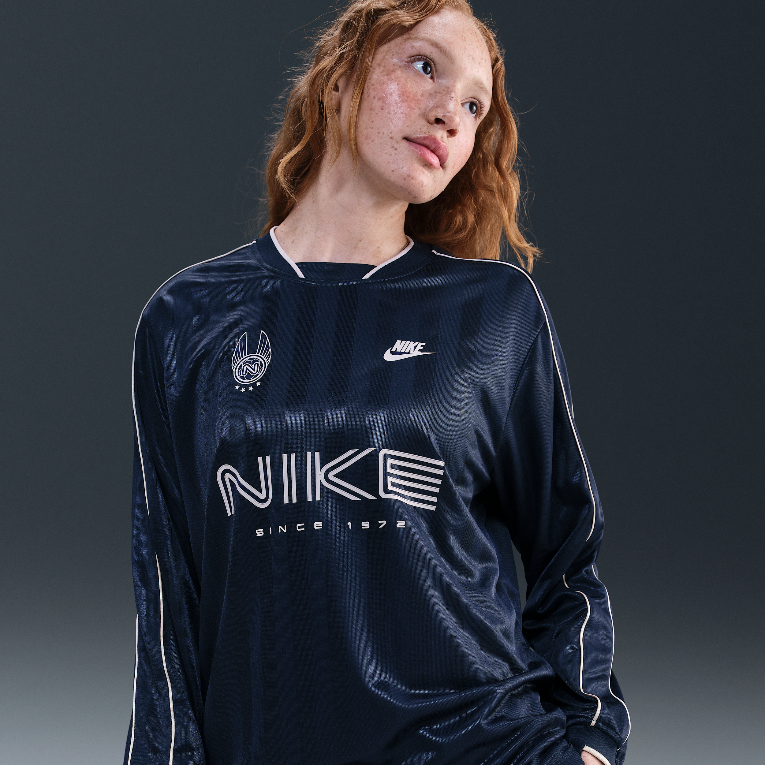Thumbnail - Nike Damen Longsleeve-Jersey-Oberteil - Blau