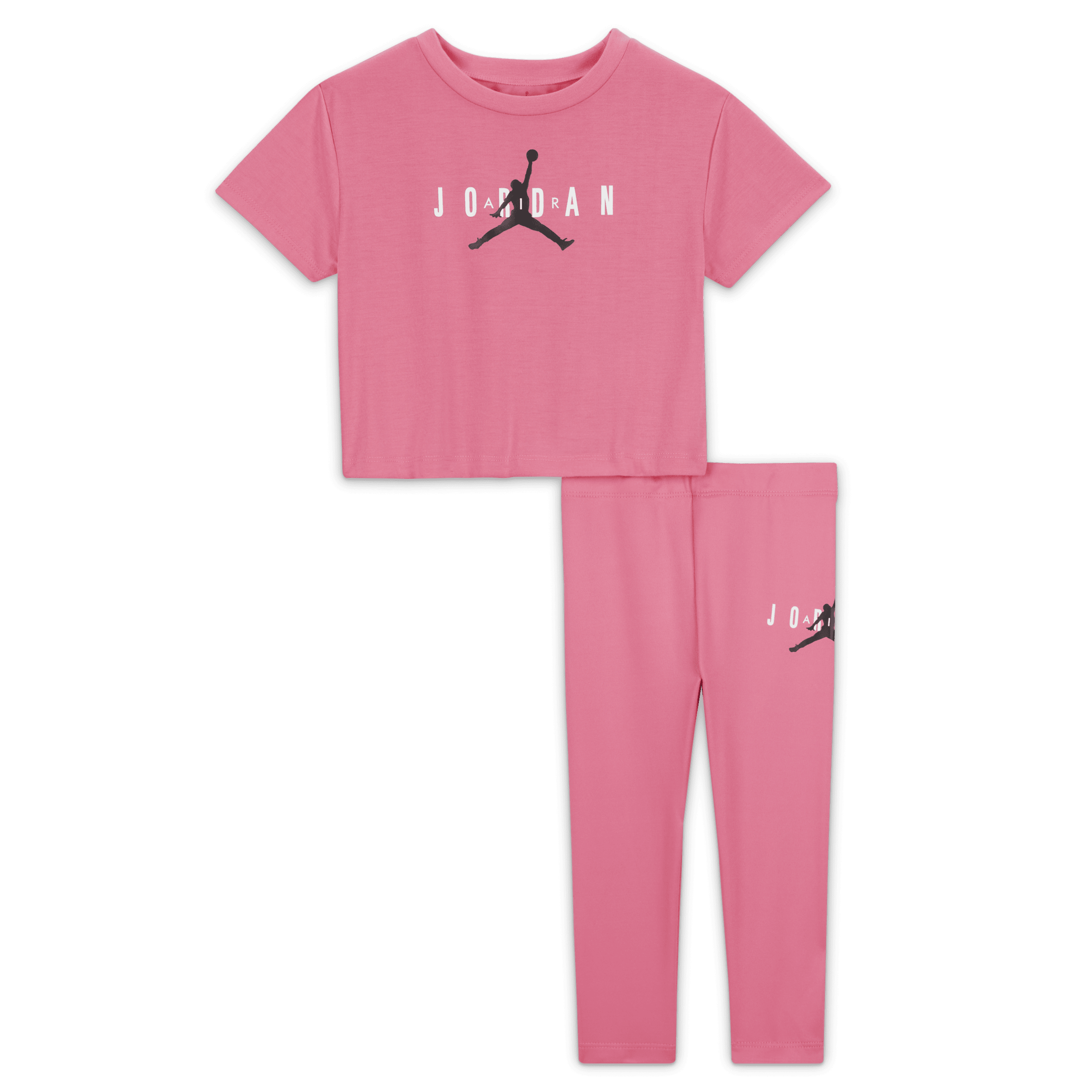 Przyjazny środowisku zestaw z legginsami dla niemowląt (12–24 M) Jordan - Różowy