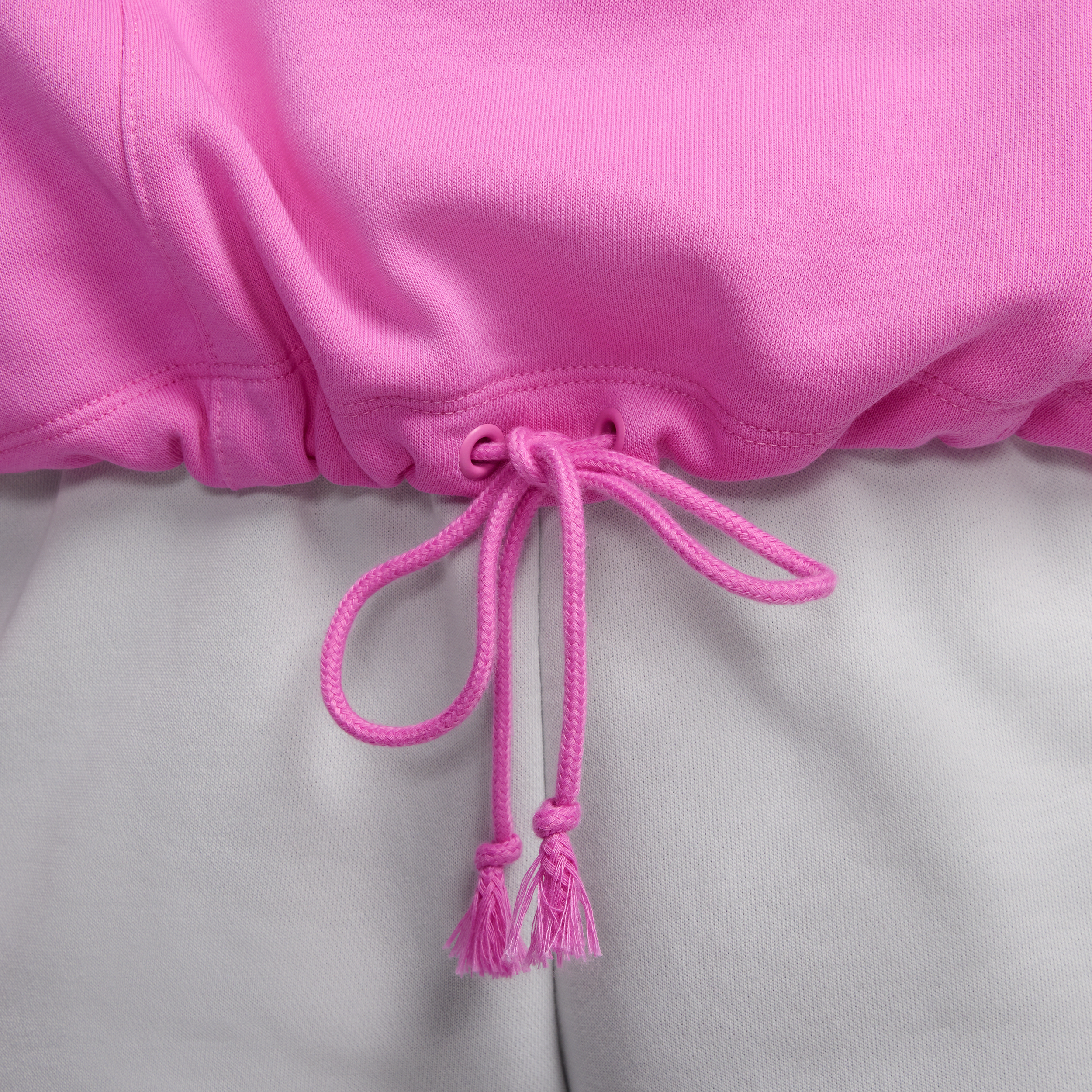 Nike Air Extra oversized sweatshirt van sweatstof met ronde hals voor dames Rood