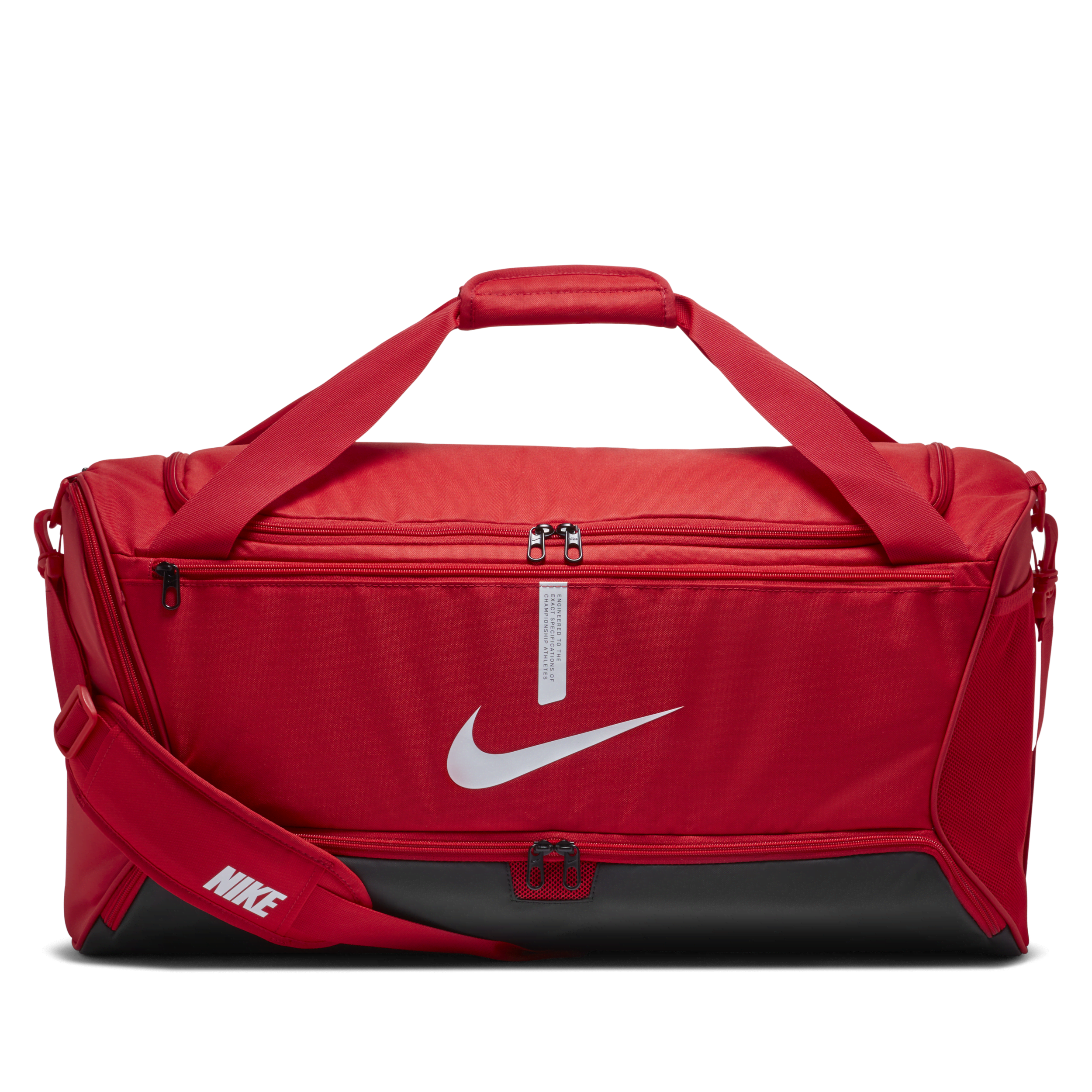 Nike Academy Team Football Duffel Bag (Medium, 60L) - Red