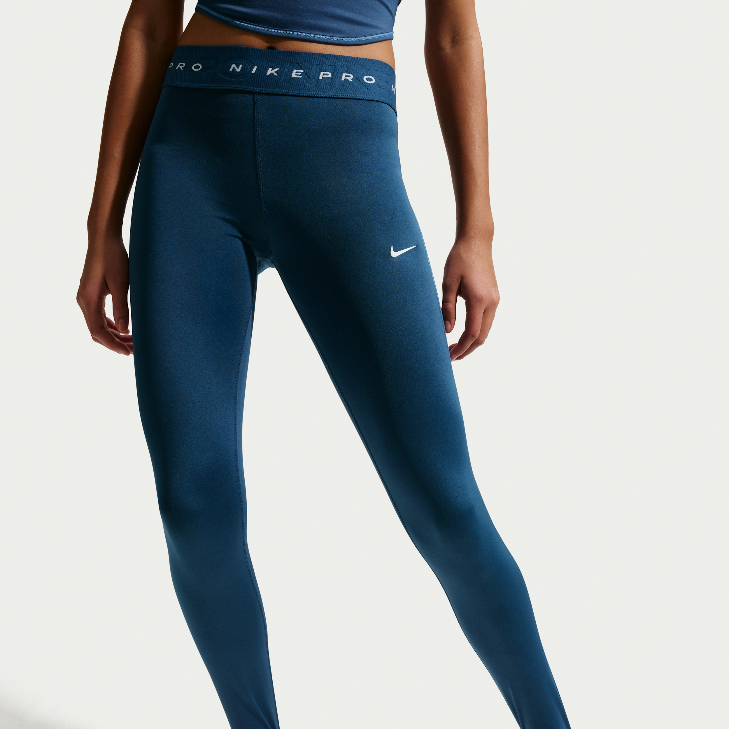 Thumbnail - Nike Pro Dri-FIT Leggings für Mädchen - Blau
