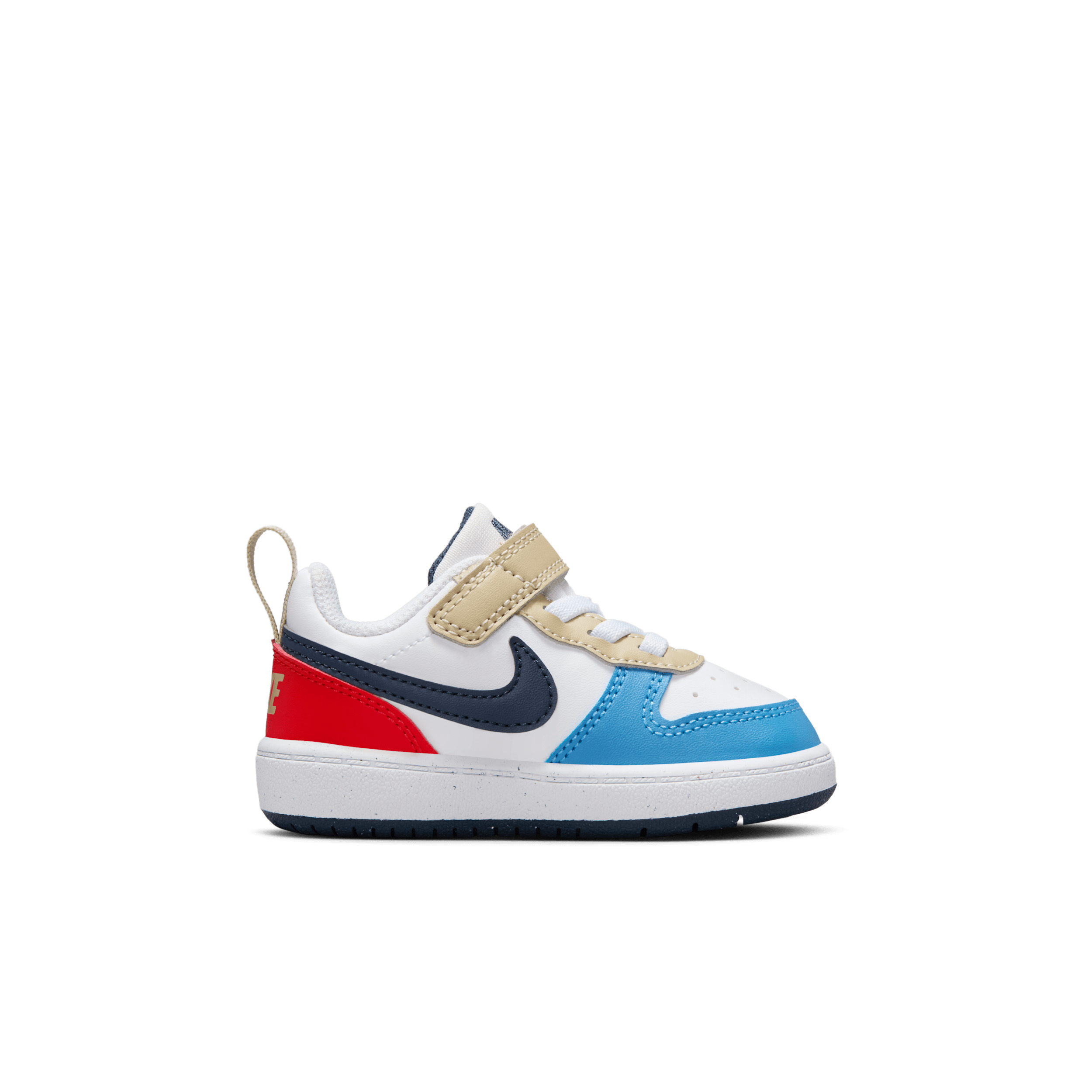 Nike Court Borough Low Recraft TD 'White Thunder Blue Light Crimson' | Infant Size 6 - DV5458-124