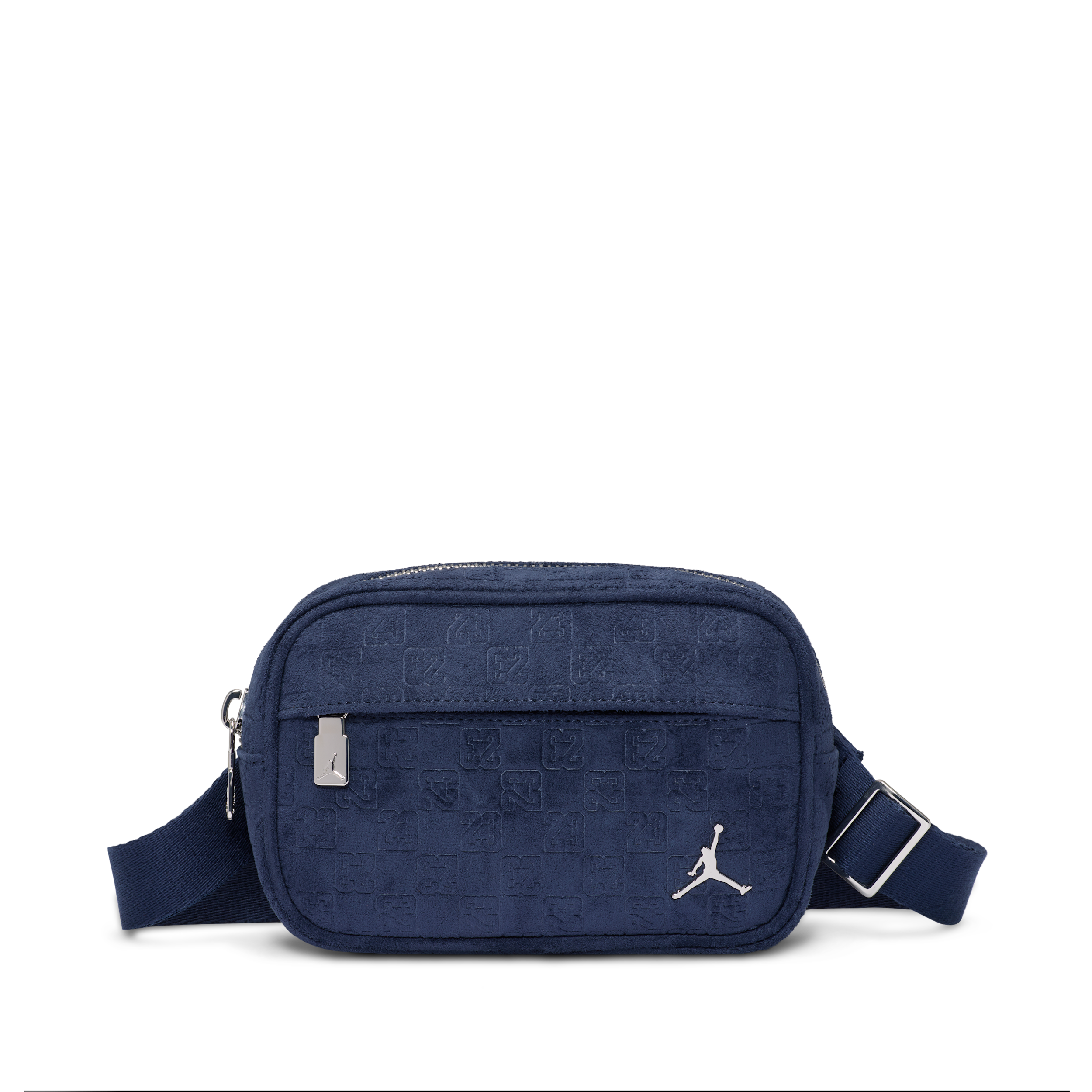 Borsa per fotocamera Monogram in pelle scamosciata Jordan (1,5 l) - Blu